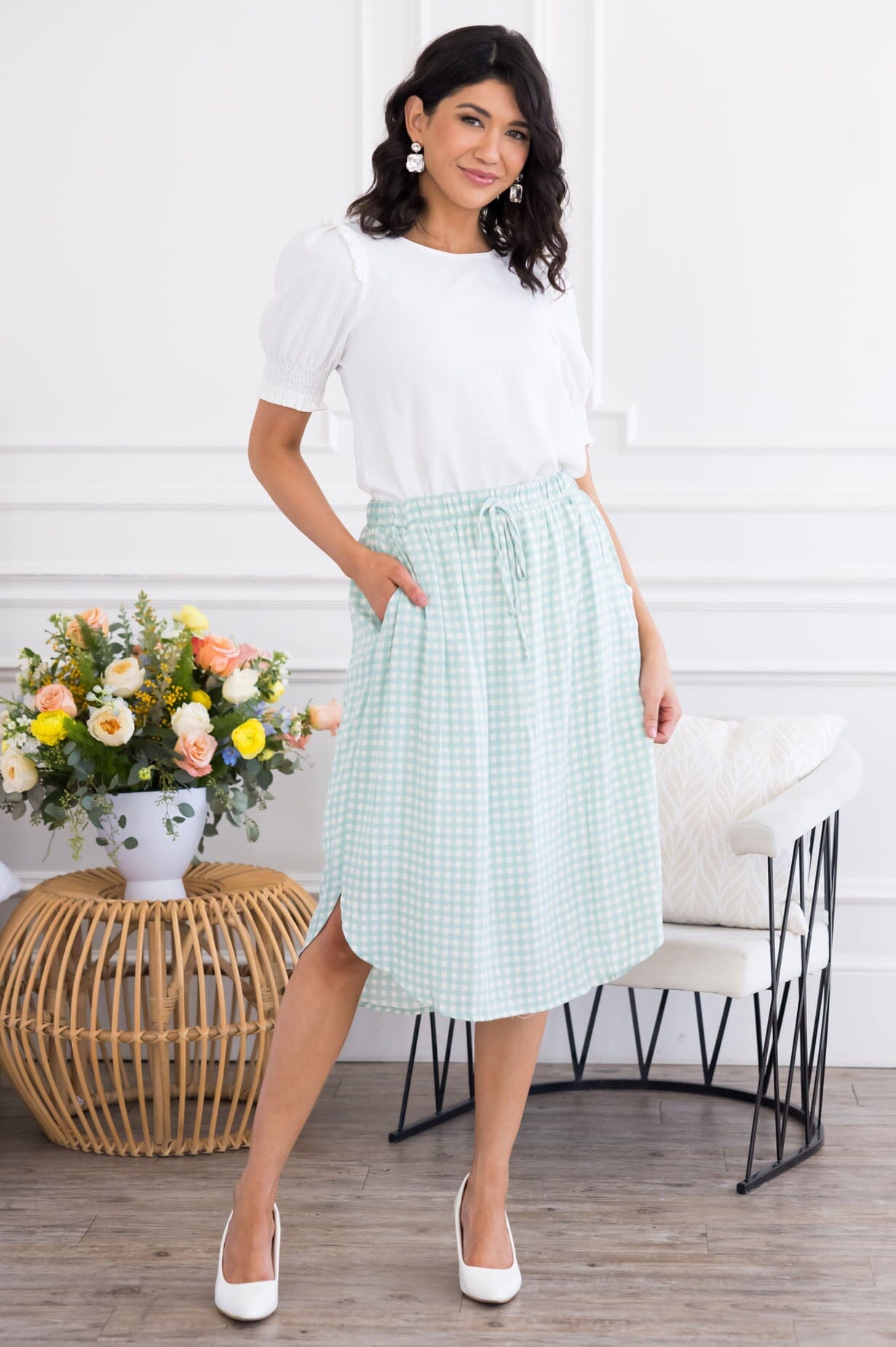 Step Up Pocket Skirt Modest Dresses vendor-unknown