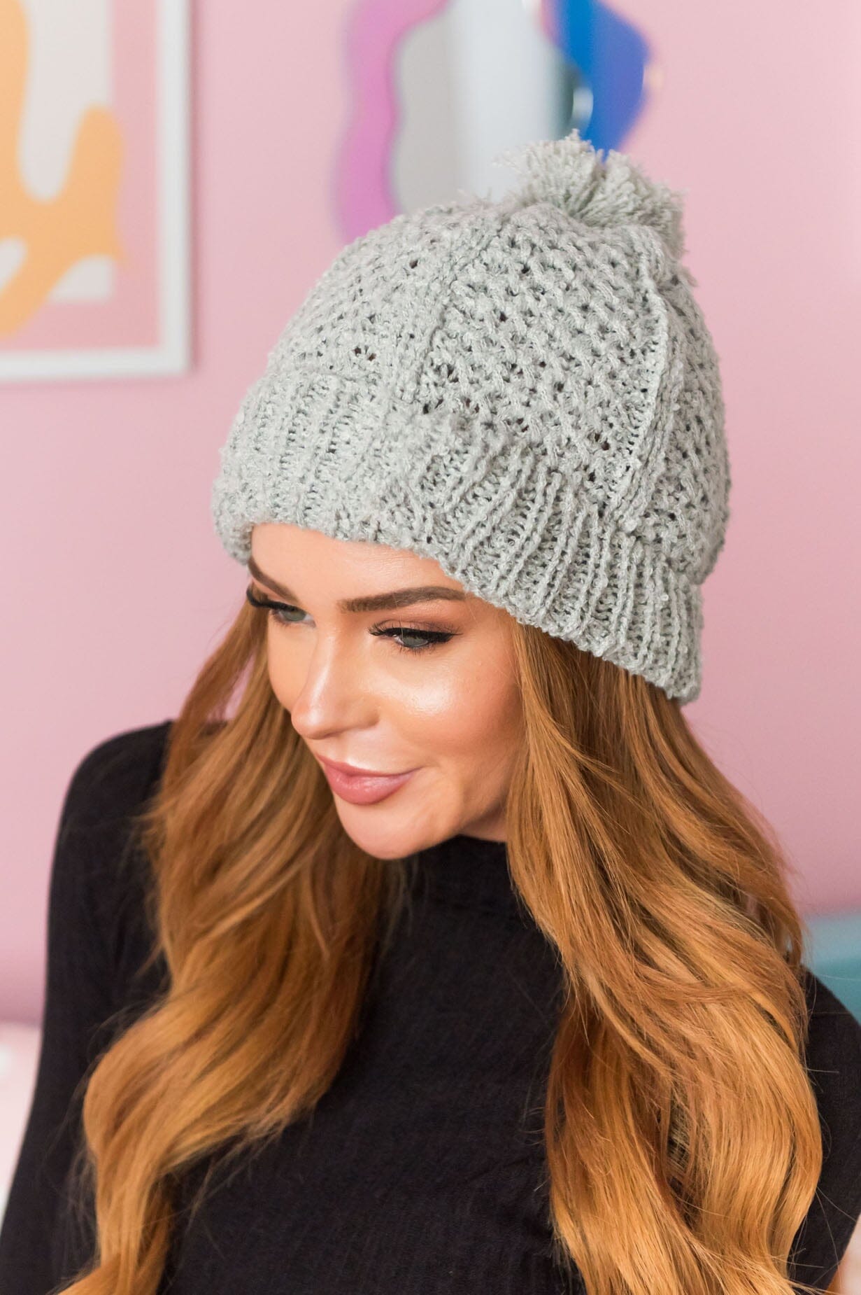 Sitting By The Fire Pom Pom Beanie Accessories & Shoes Leto Accessories