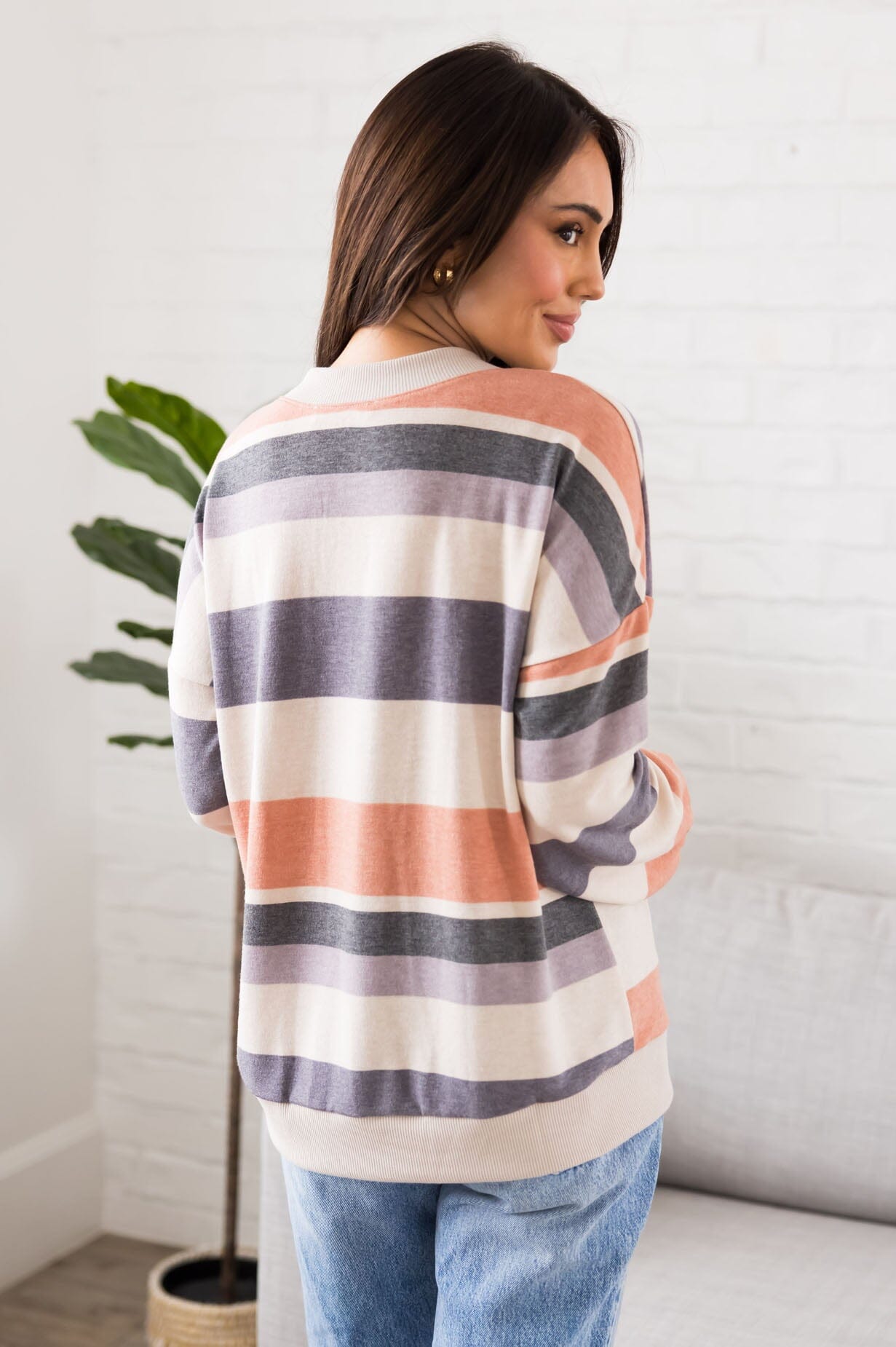 Bright Ideas Striped Top Tops vendor-unknown