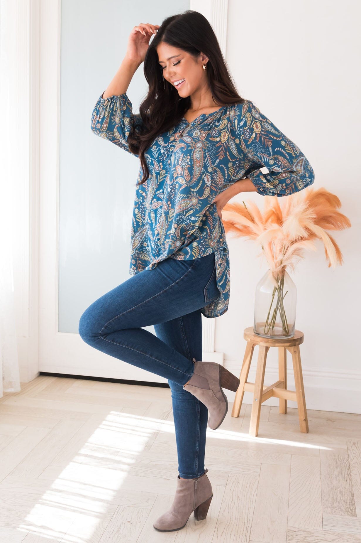 It's A Promise Modest Blouse Tops vendor-unknown