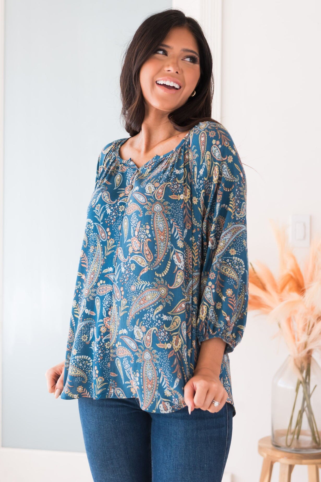 It's A Promise Modest Blouse Tops vendor-unknown