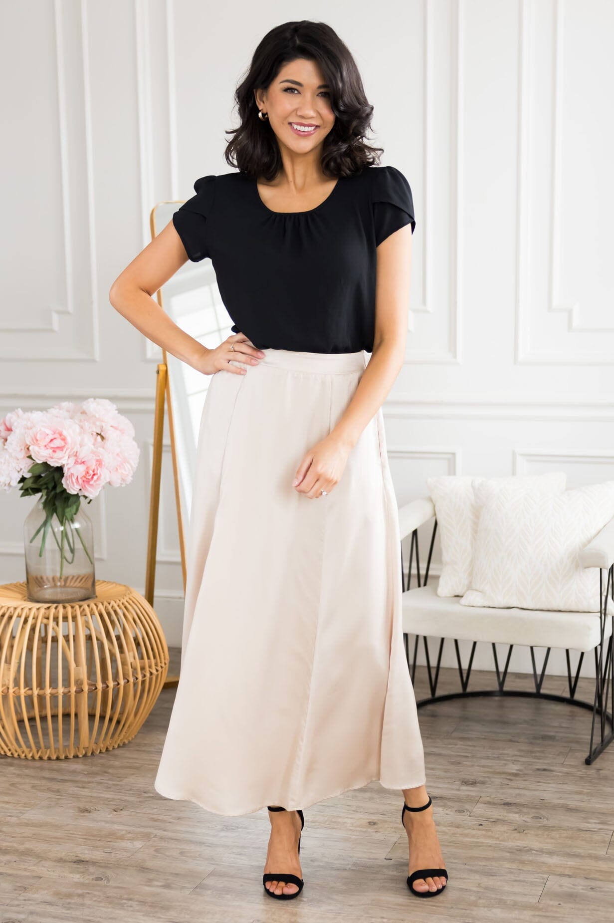 No Standing By Satin Skirt Skirts vendor-unknown