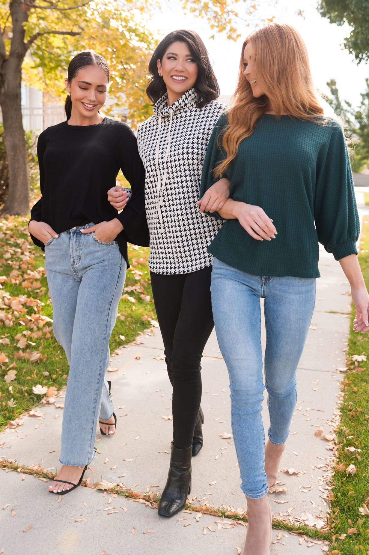 Love Is Never Lost Modest Waffle Sweater NeeSee's Dresses