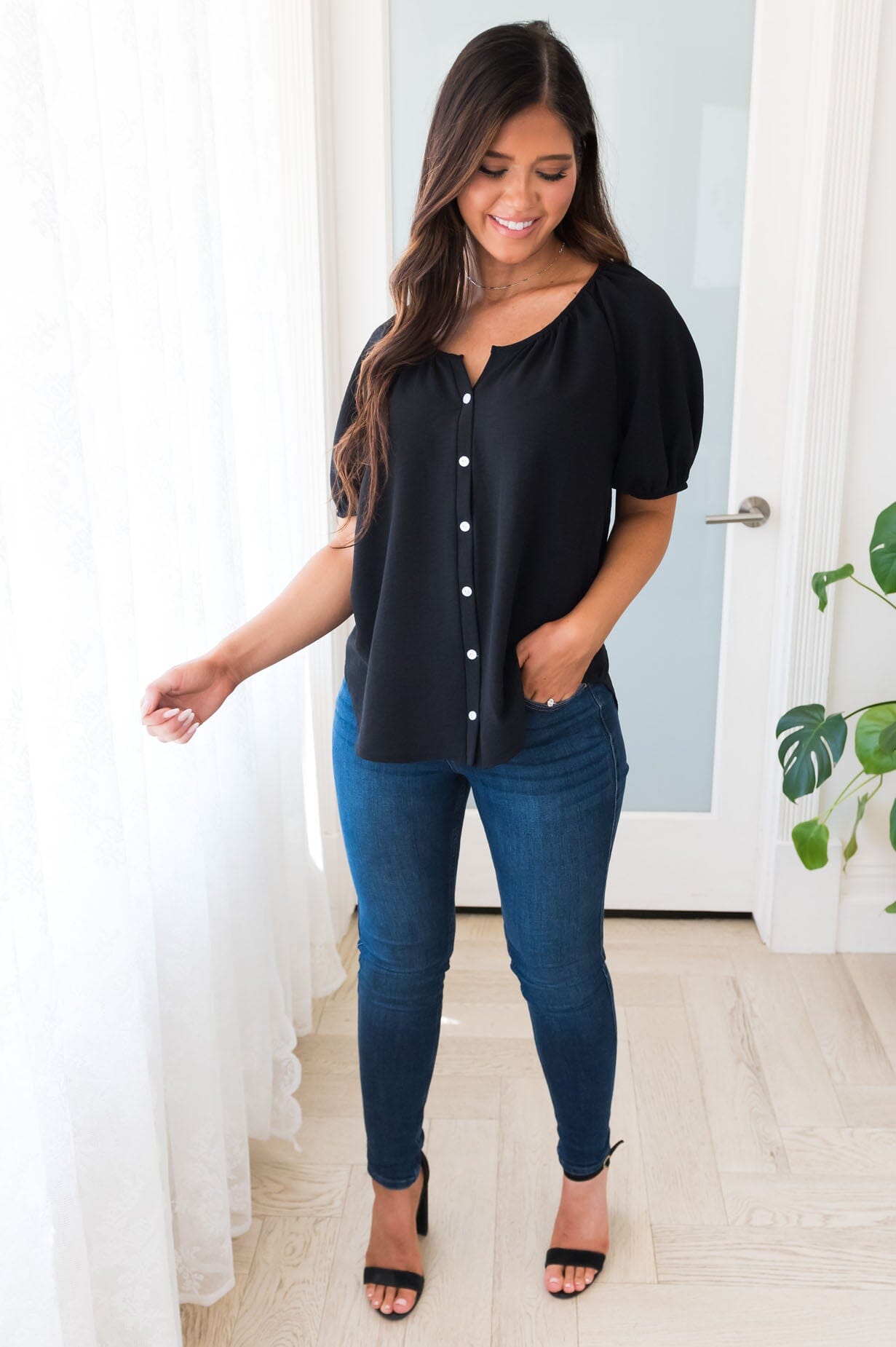 Wherever You Are Modest Blouse NeeSee's Dresses