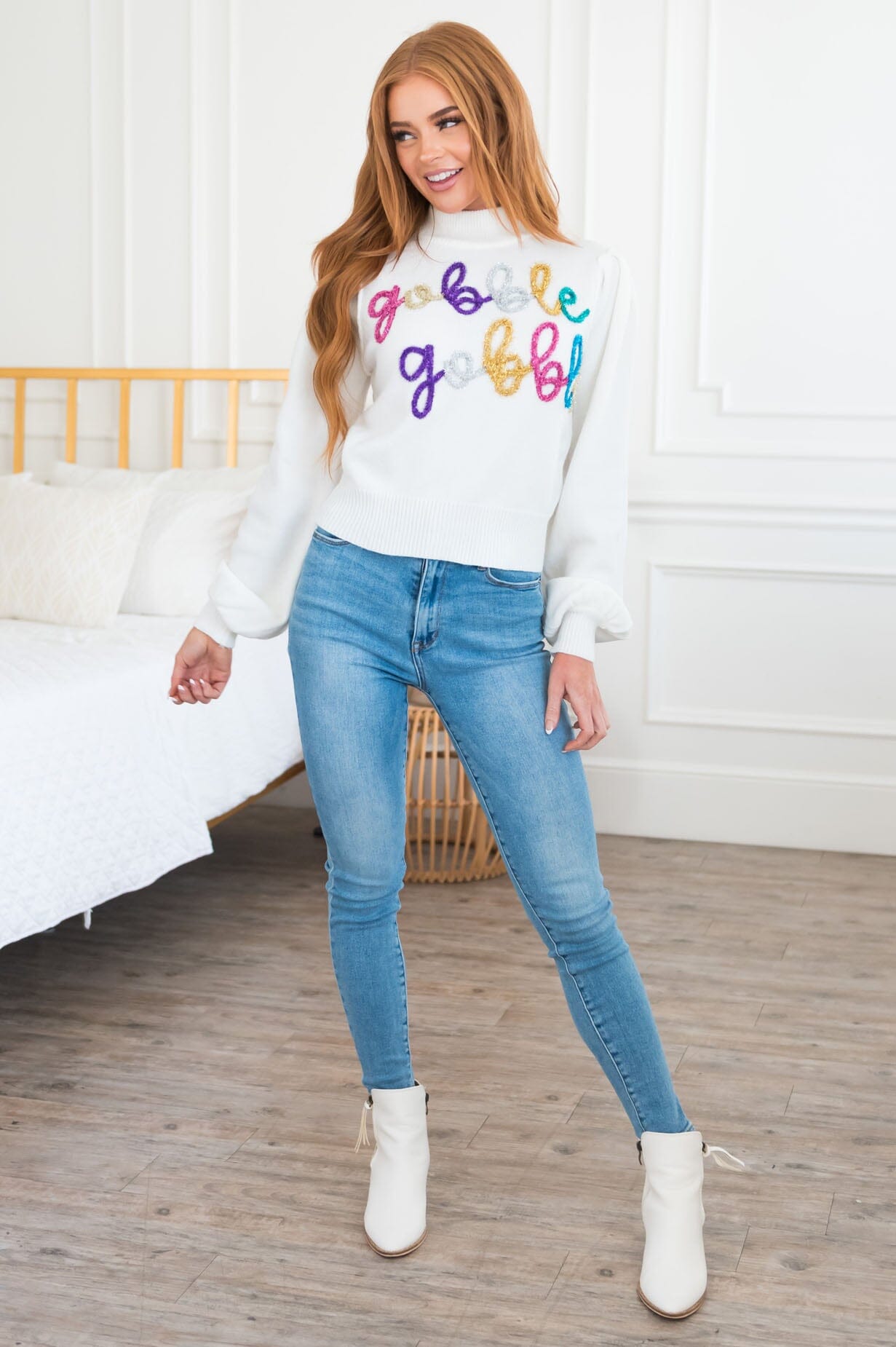 Gobble, Gobble Modest Sweater Modest Dresses vendor-unknown