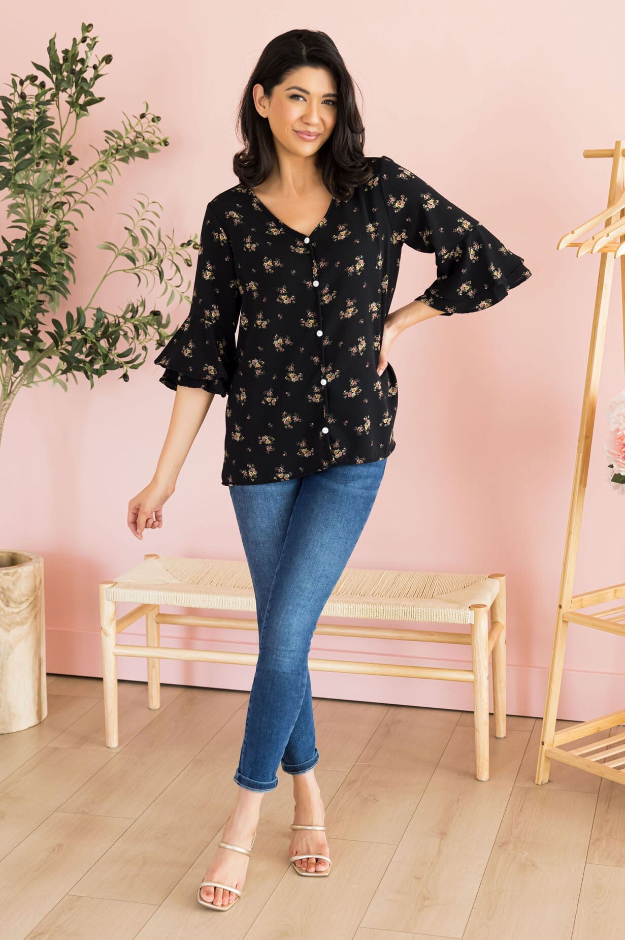 Abundant Joy Modest Blouse Tops vendor-unknown