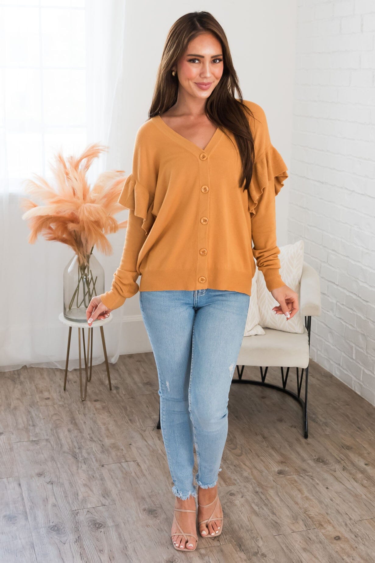 A Little Bit Fancy Modest Cardigan Tops vendor-unknown