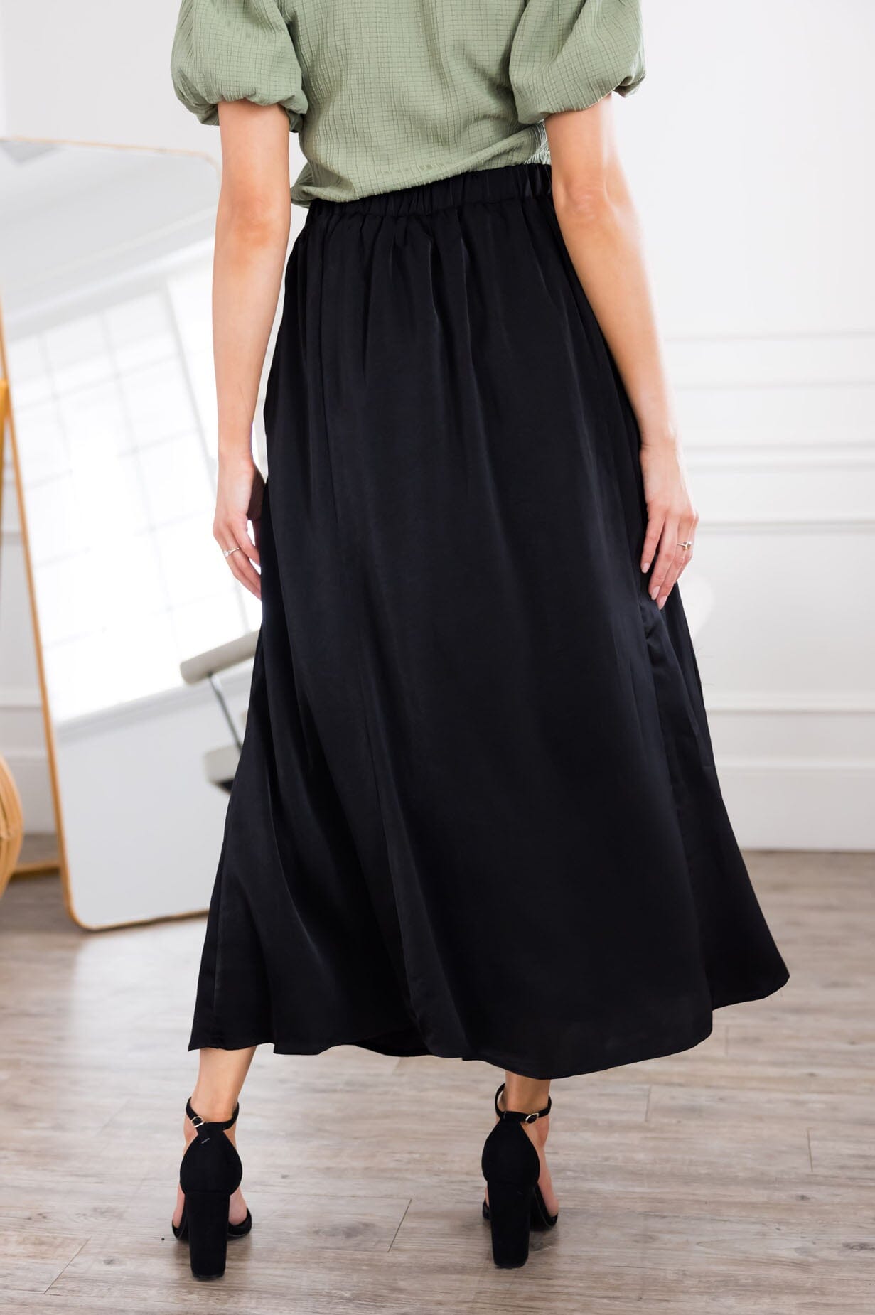 No Standing By Satin Skirt Skirts vendor-unknown