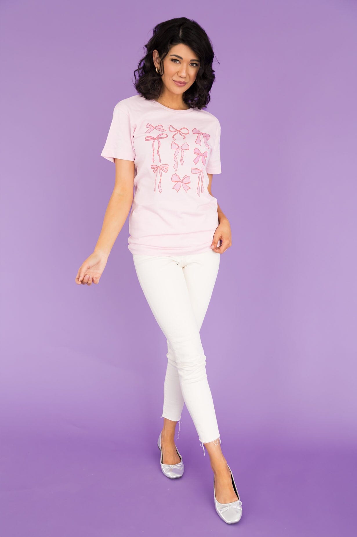 Bows Galore Graphic Tee Modest Dresses vendor-unknown