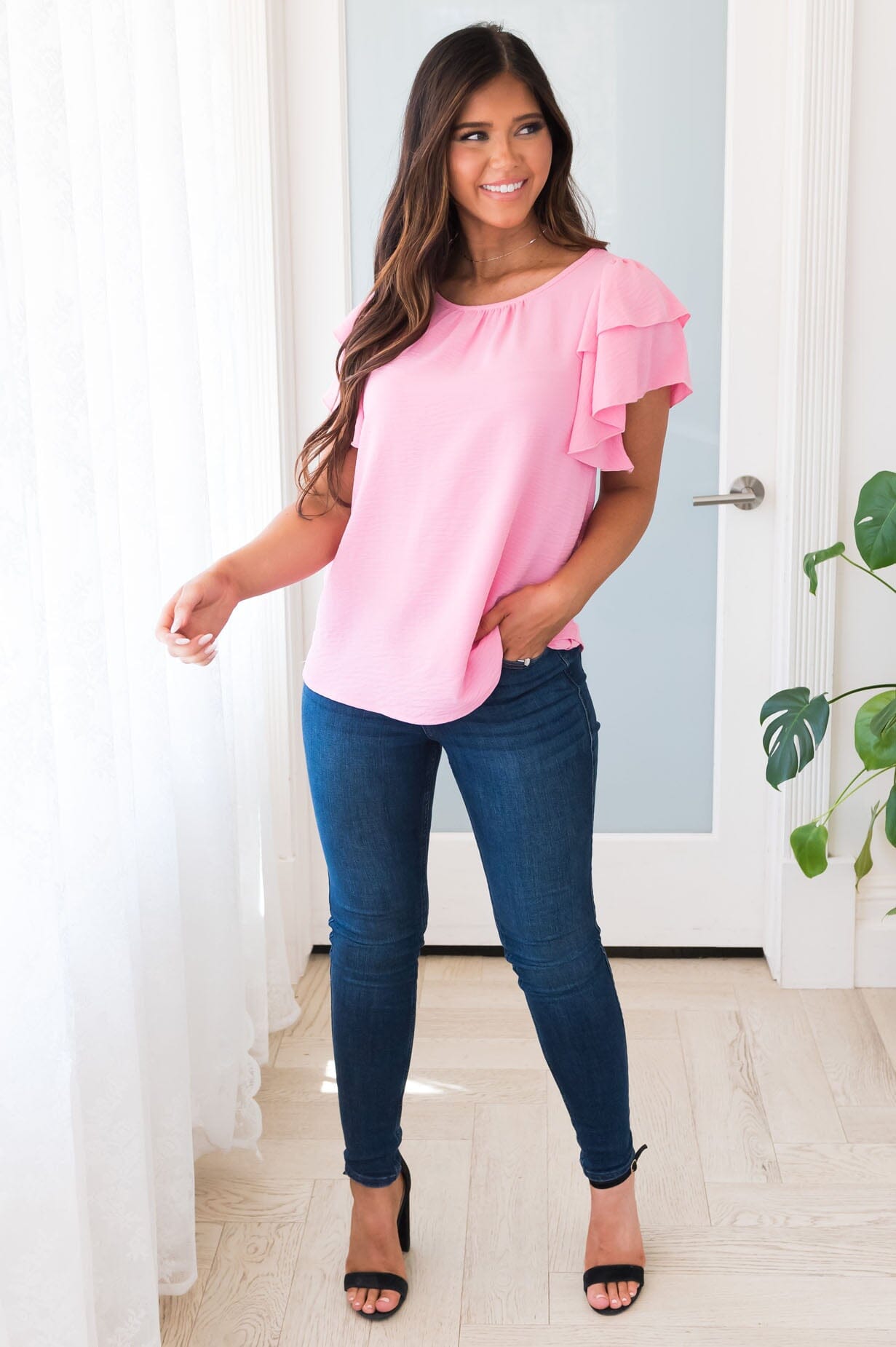 Perfect Pick Modest Blouse NeeSee's Dresses