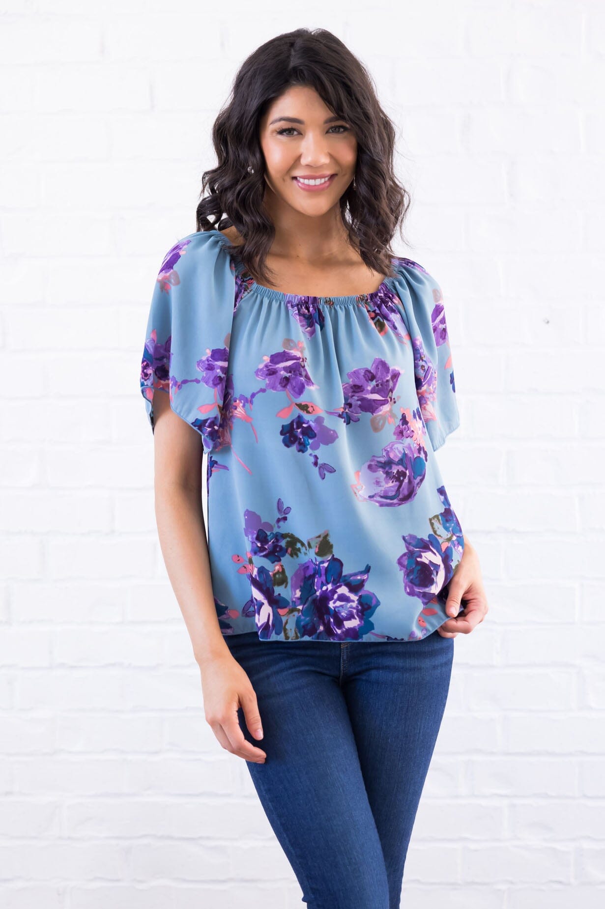 Abundant Beauty Modest Top Tops vendor-unknown