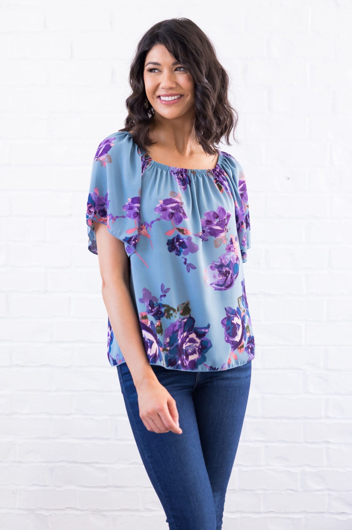 Abundant Beauty Modest Top Tops vendor-unknown