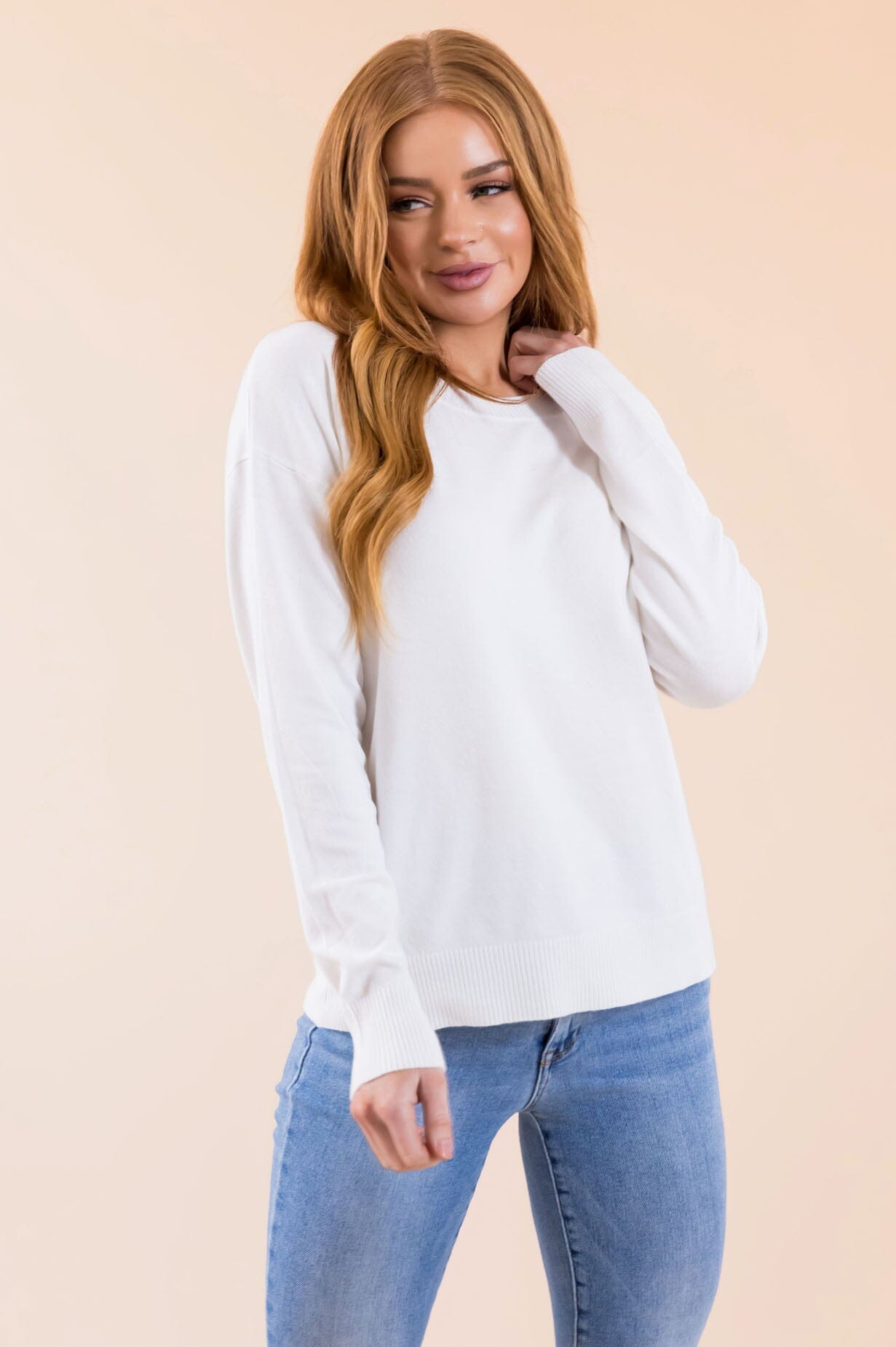 Soft & Pristine Temple Sweater Tops vendor-unknown