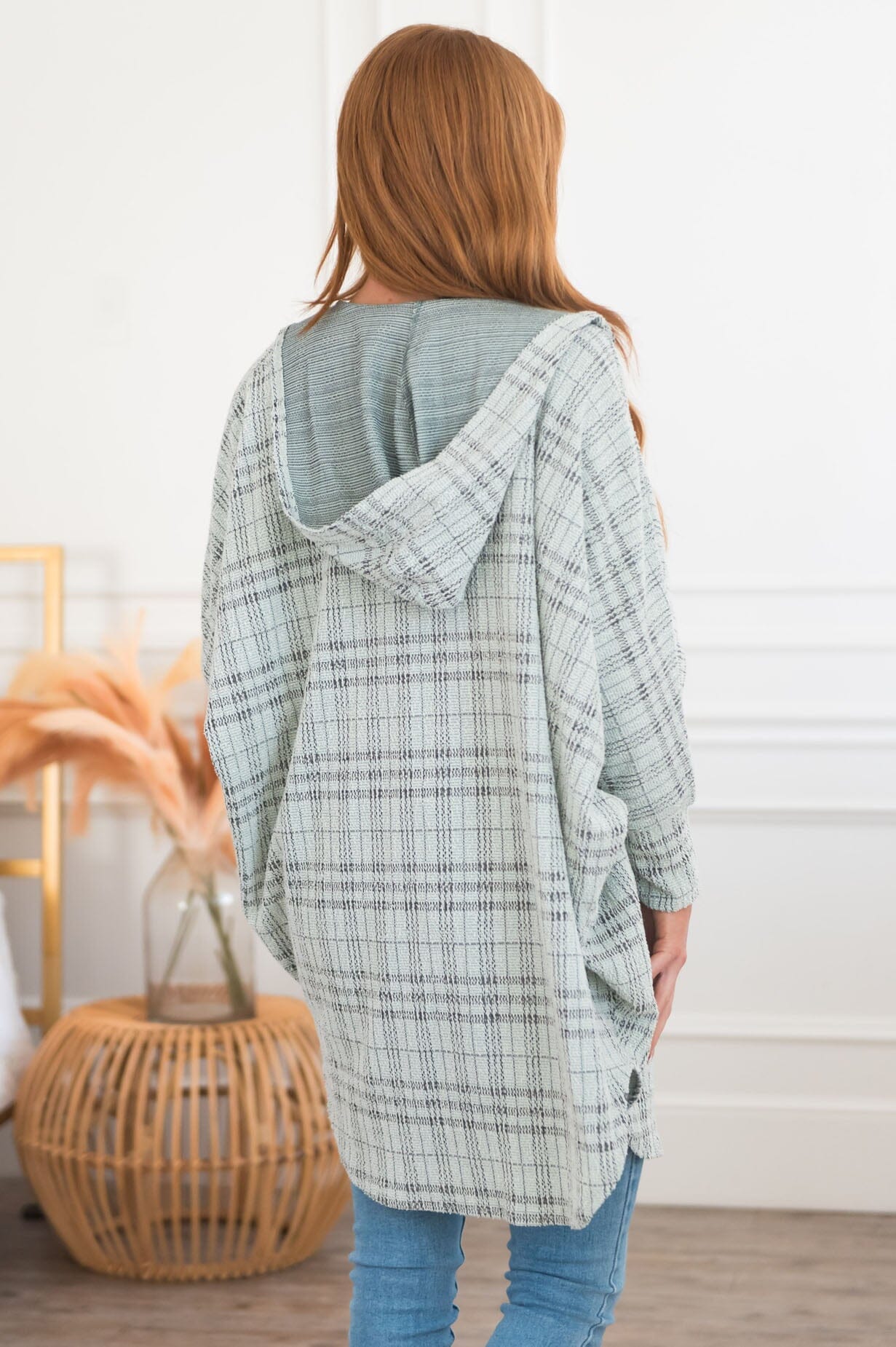 Moonlight Glow Modest Hooded Jacket Tops vendor-unknown