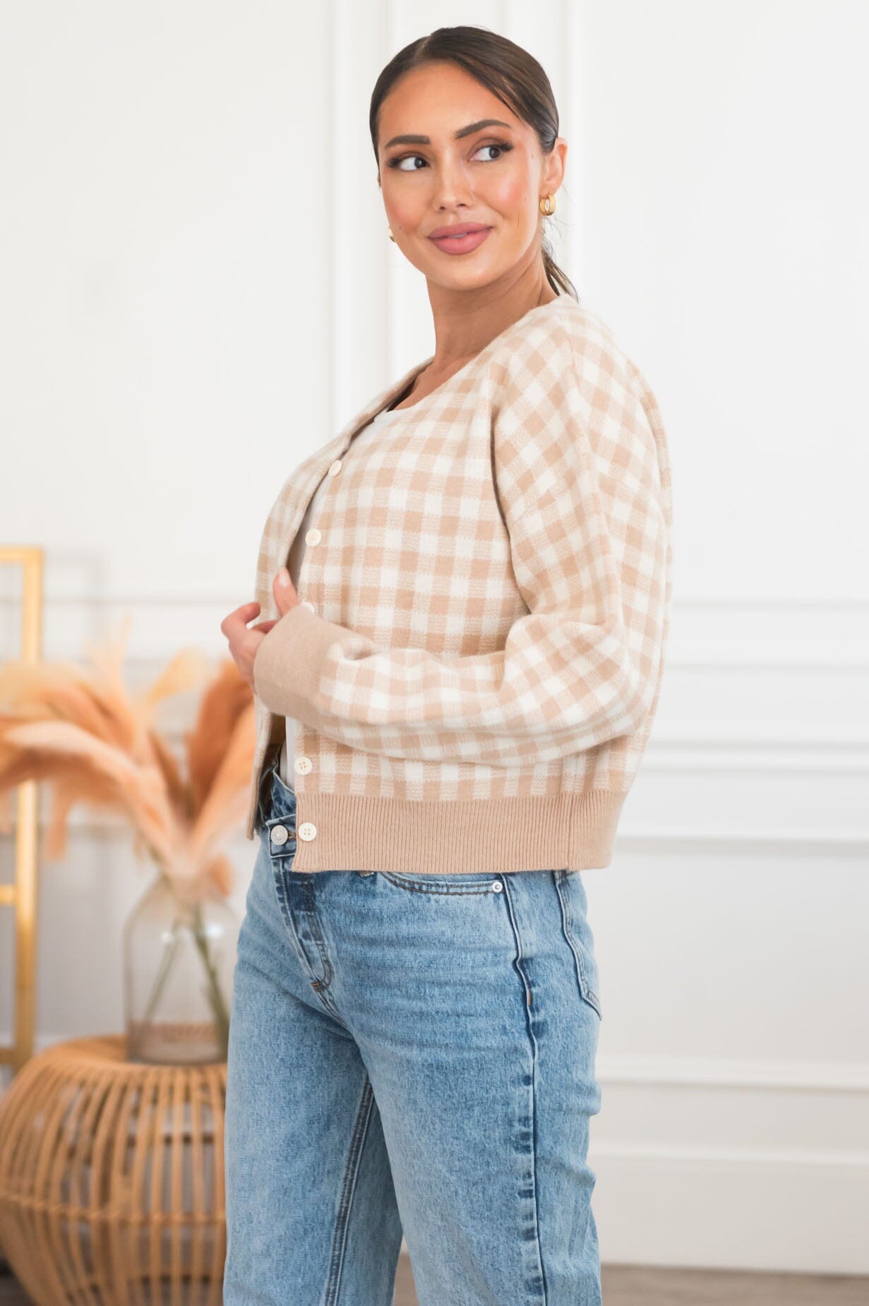 Fashionable & Fun Modest Cropped Cardigan Modest Dresses vendor-unknown