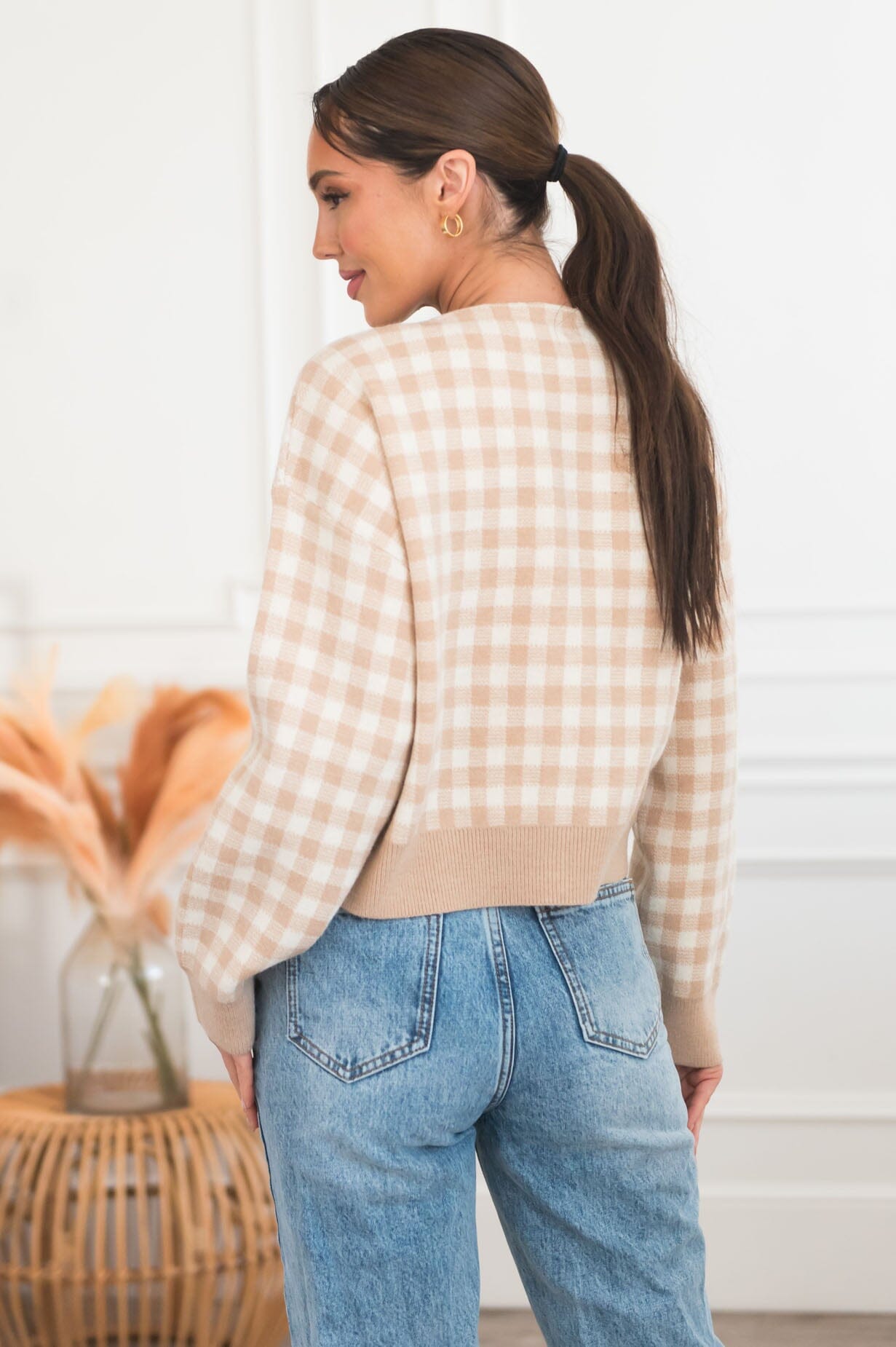 Fashionable & Fun Modest Cropped Cardigan Modest Dresses vendor-unknown