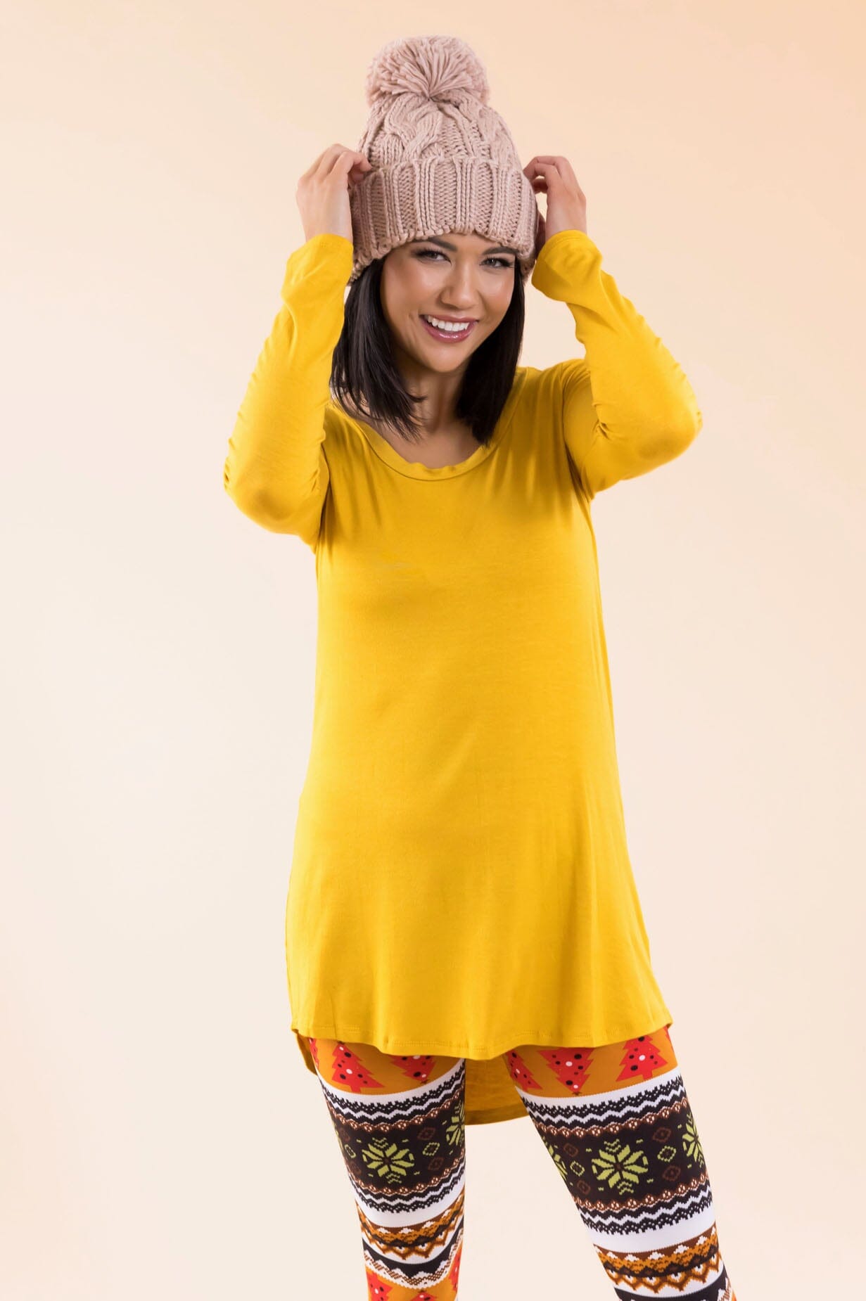 Nothing But Cheer Ahead Tunic Modest Dresses vendor-unknown