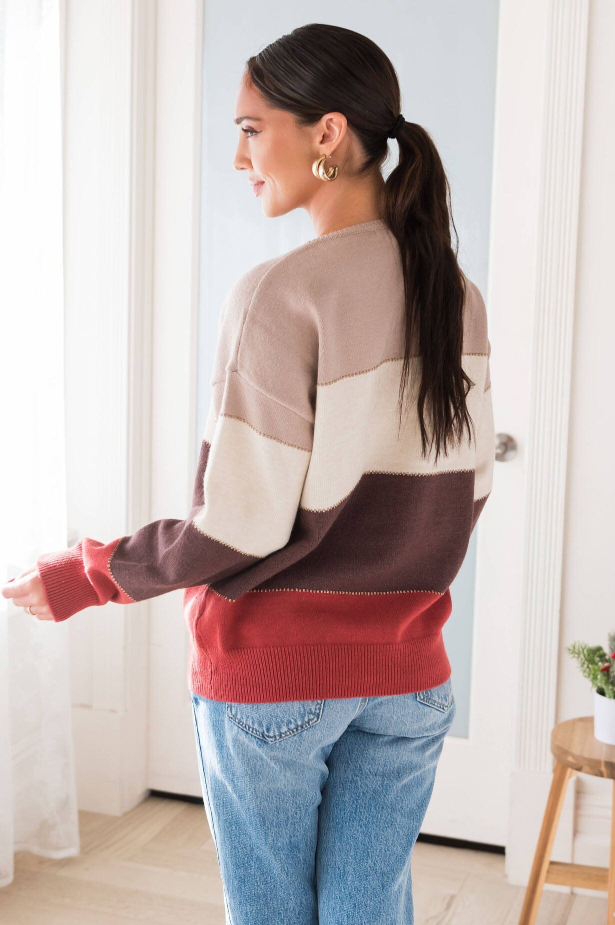 Abundant Glow Modest Sweater Tops vendor-unknown
