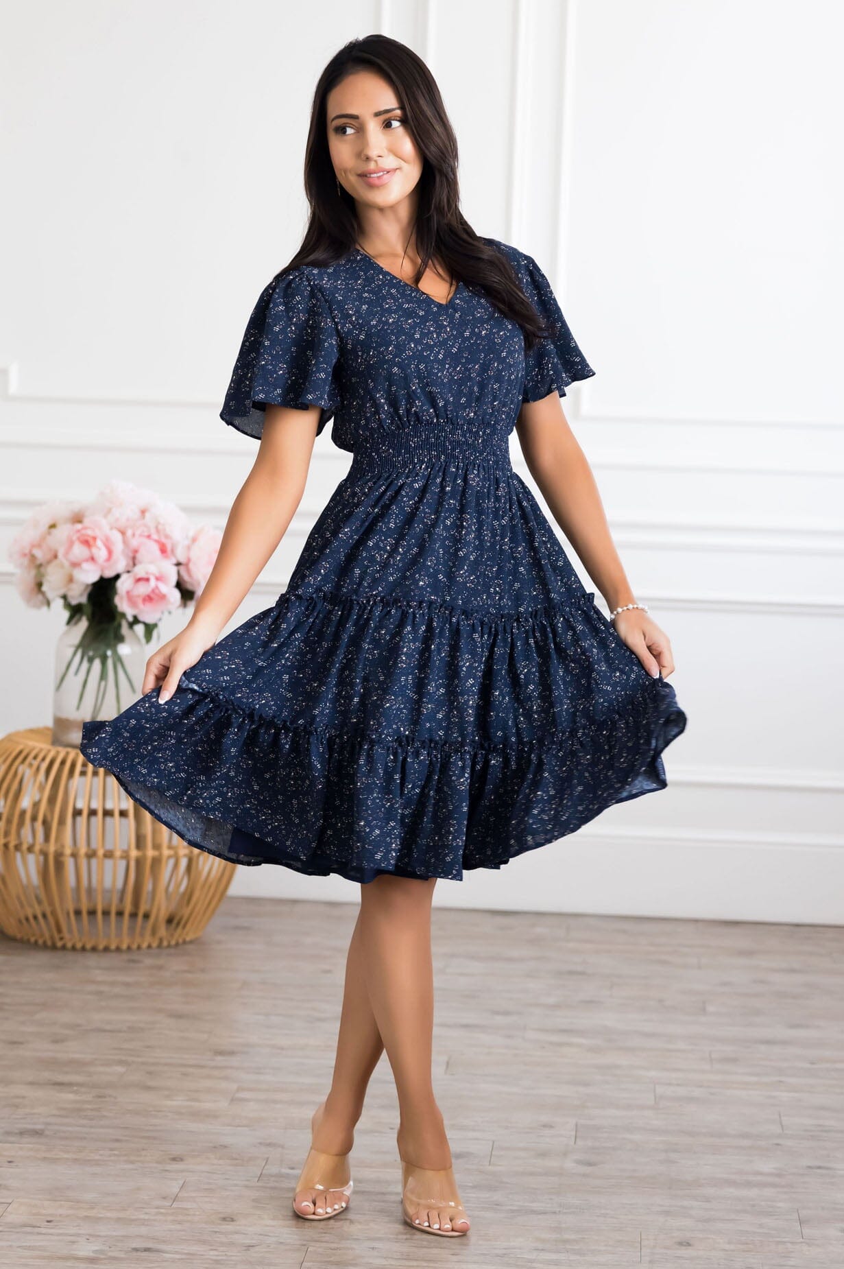 The Jemma Modest Tiered Dress