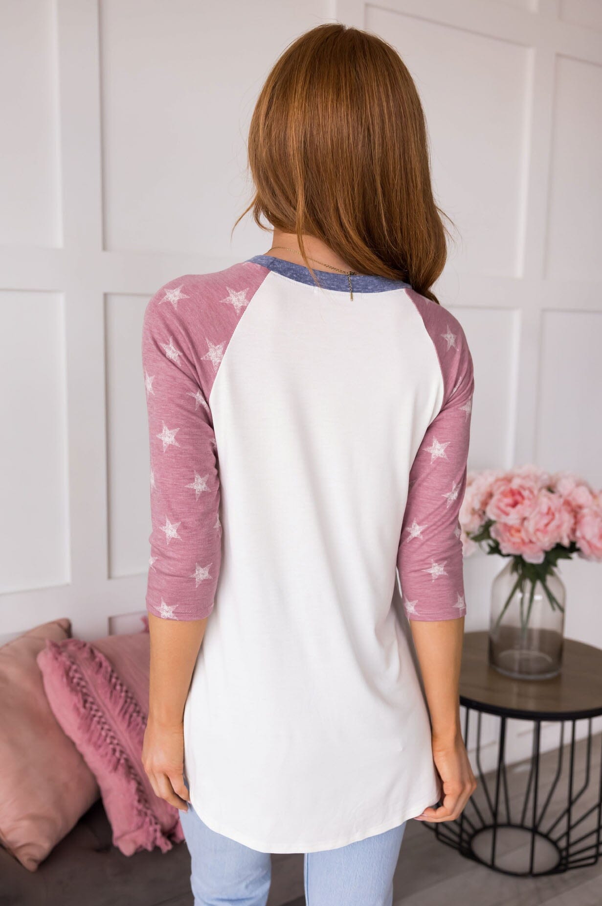 Let Freedom Ring Modest Baseball Tee Tops vendor-unknown