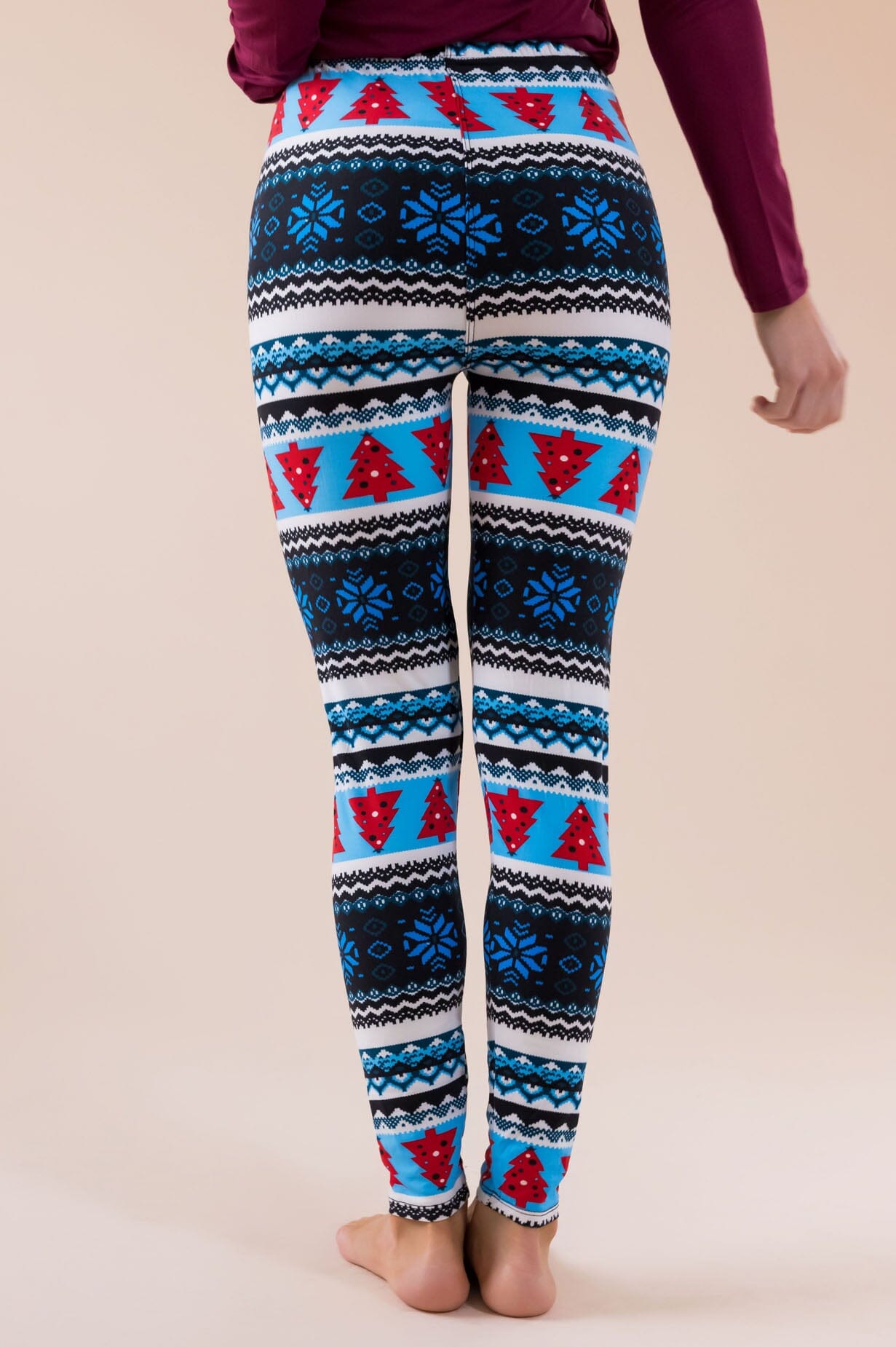 Christmas Tree Holiday Leggings Accessories & Shoes vendor-unknown