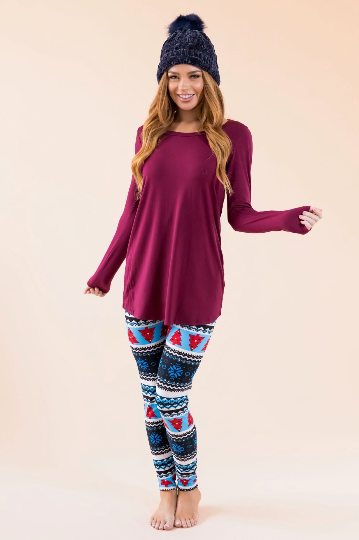 Nothing But Cheer Ahead Tunic Modest Dresses vendor-unknown