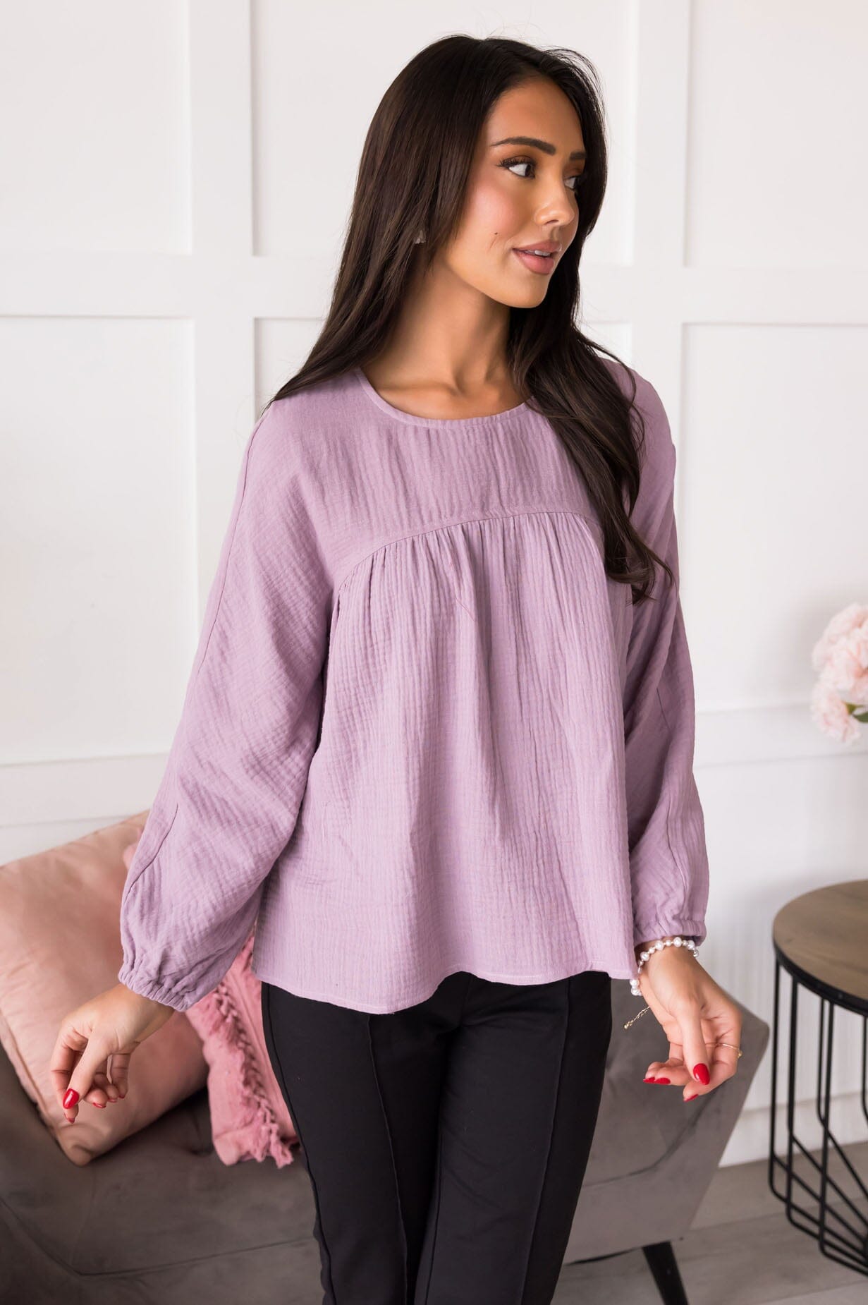 Fact Or Fiction Gauze Blouse NeeSee's Dresses