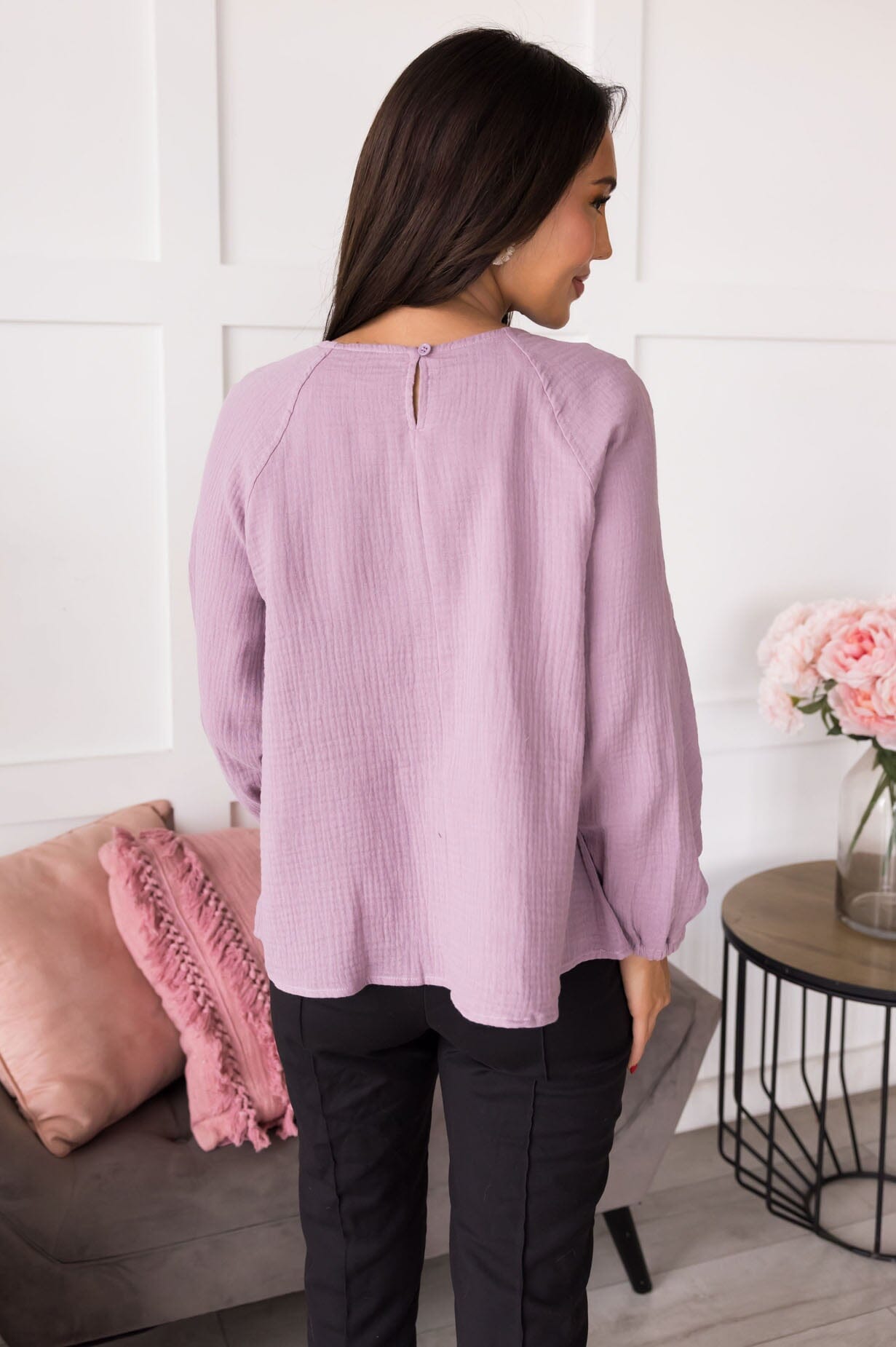 Fact Or Fiction Gauze Blouse NeeSee's Dresses