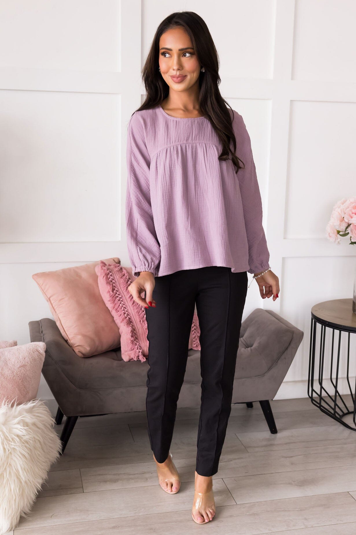 Fact Or Fiction Gauze Blouse NeeSee's Dresses