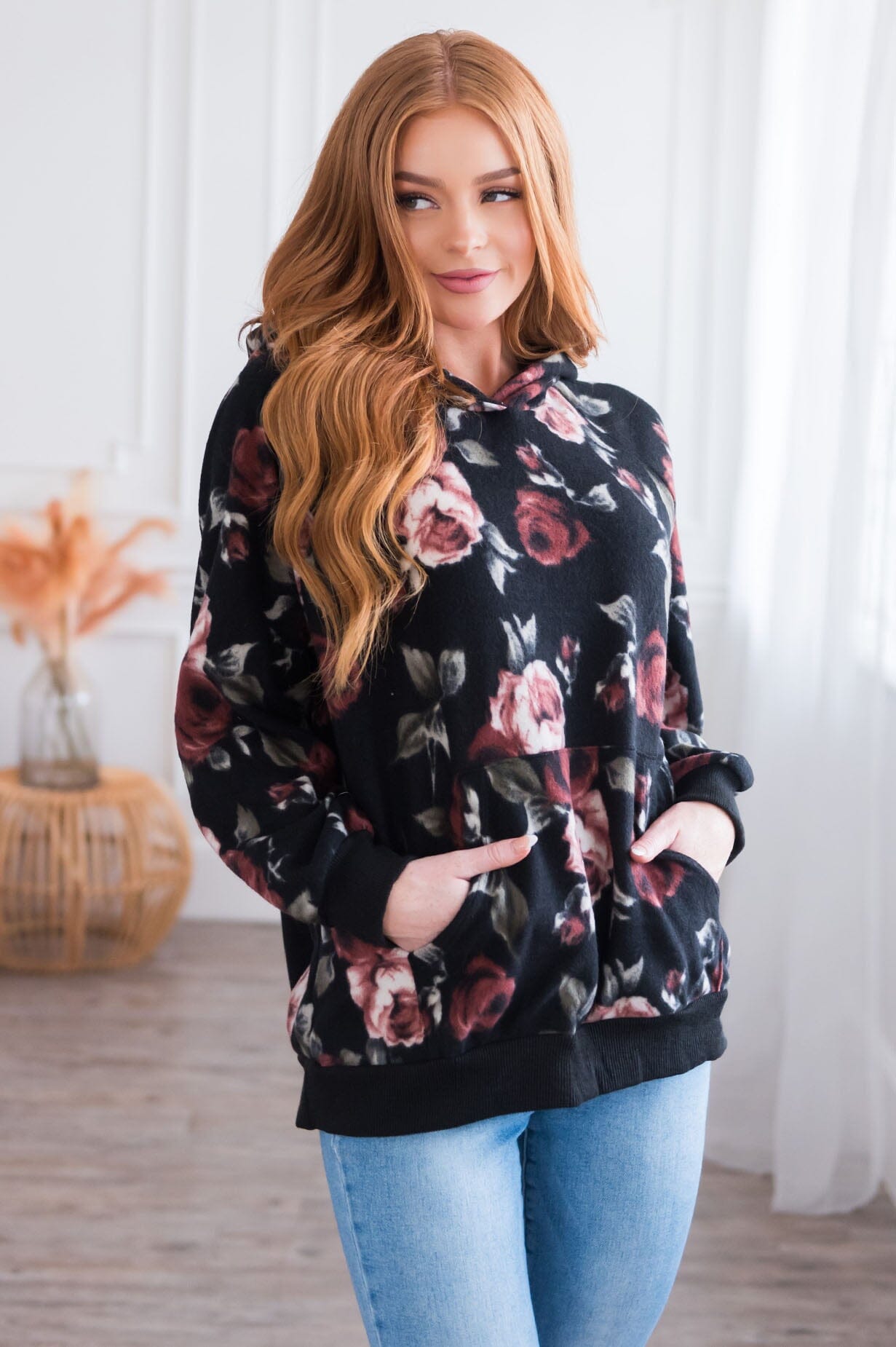 Being A Leader Modest Hoodie Tops vendor-unknown