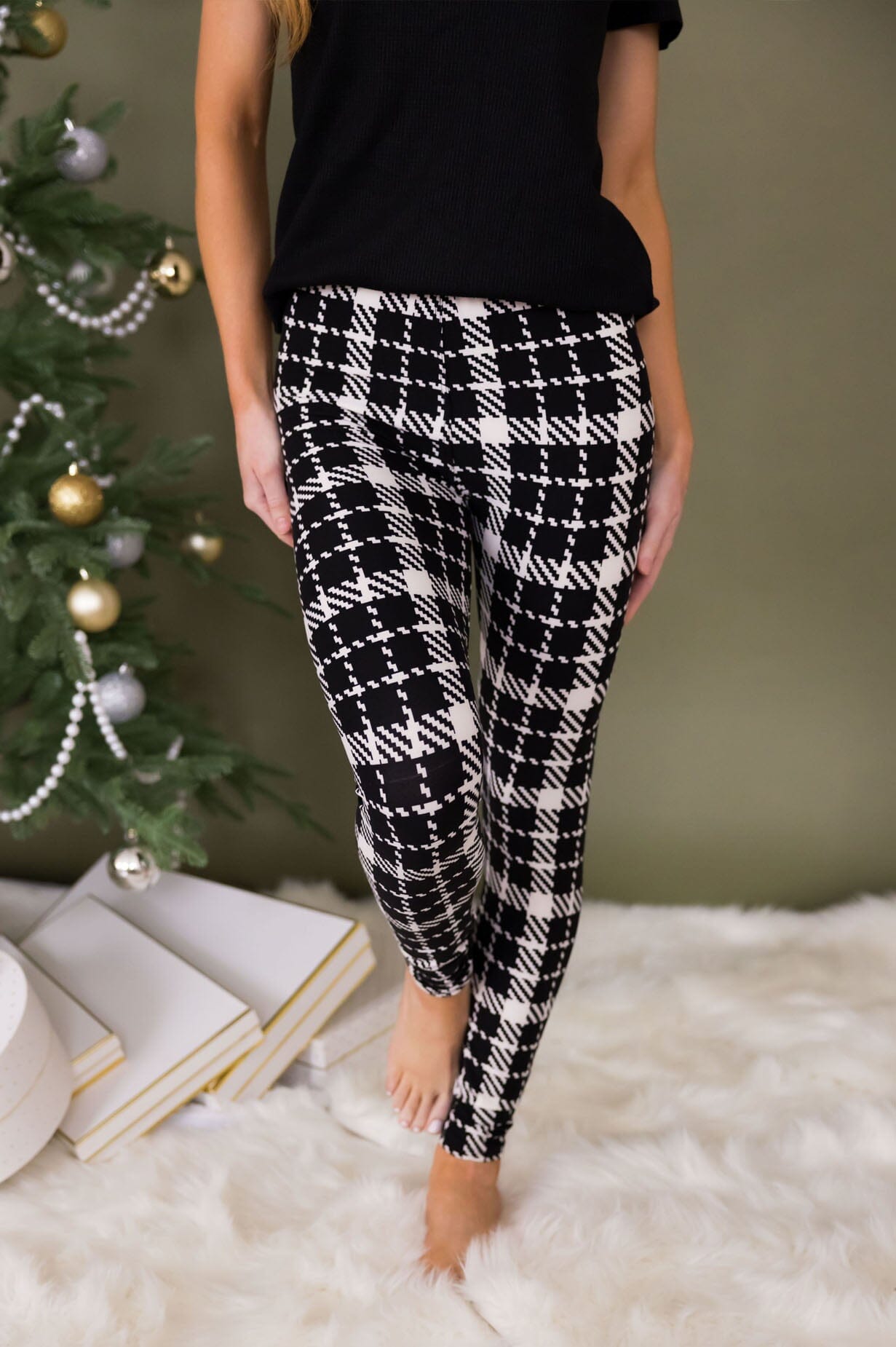All I Want For Christmas Leggings Accessories & Shoes vendor-unknown