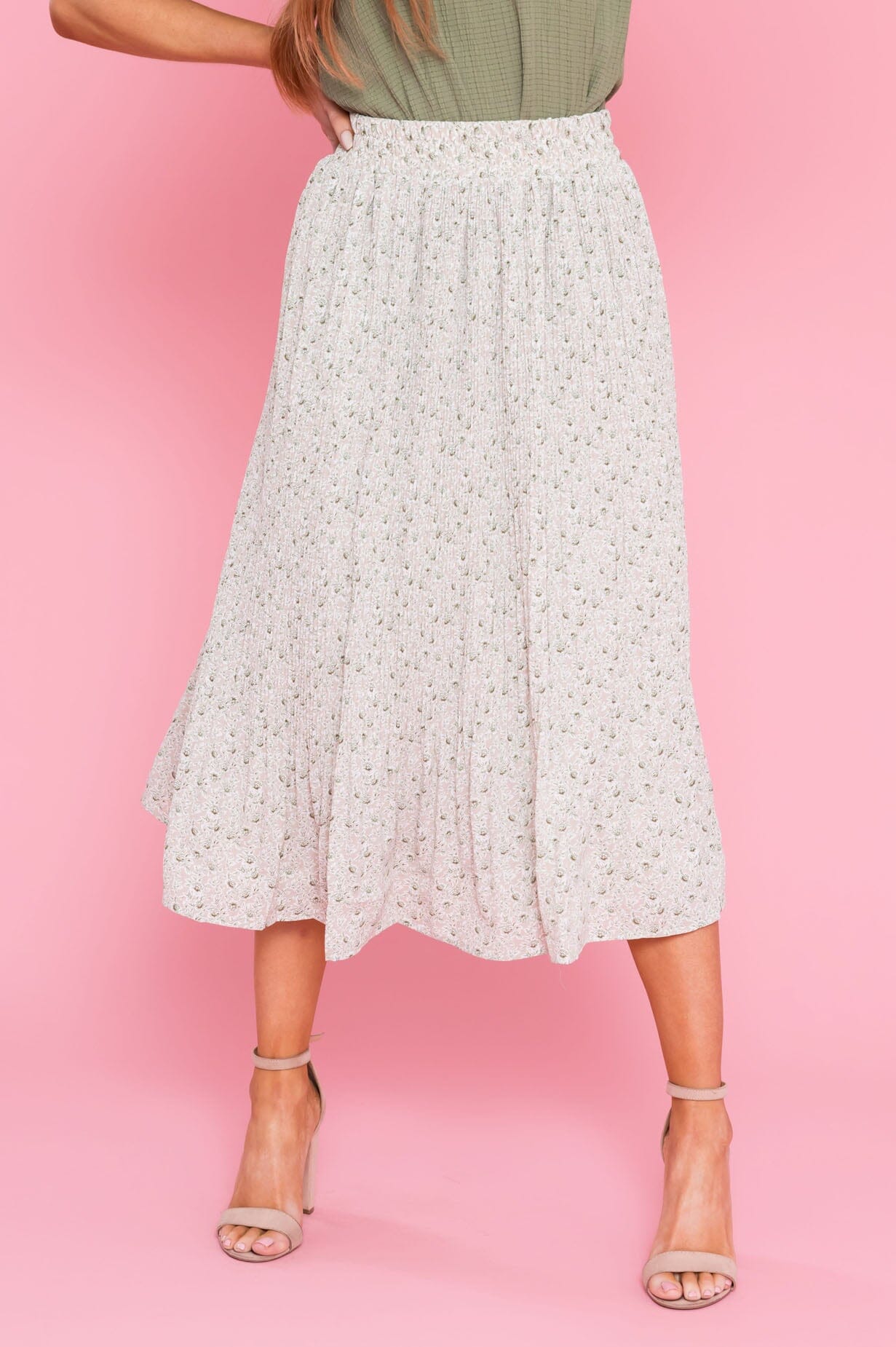 Be The Sunshine Accordion Skirt Modest Dresses vendor-unknown