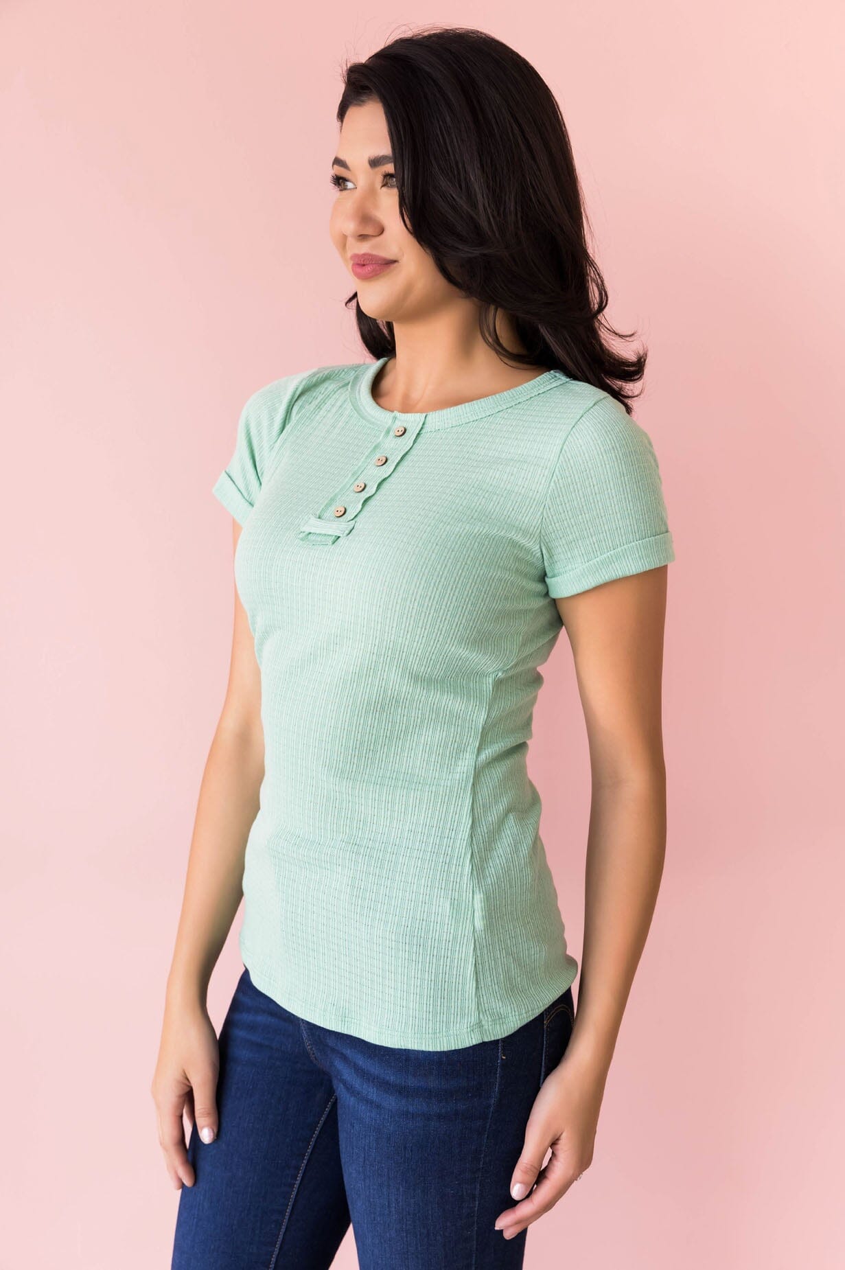 Sunset Watching Ribbed Top NeeSee's Dresses