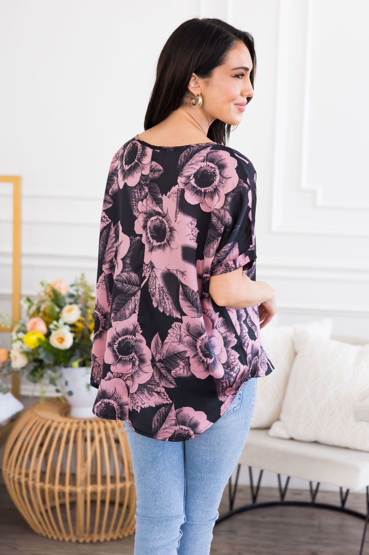 Love Abounds Floral Top Tops vendor-unknown