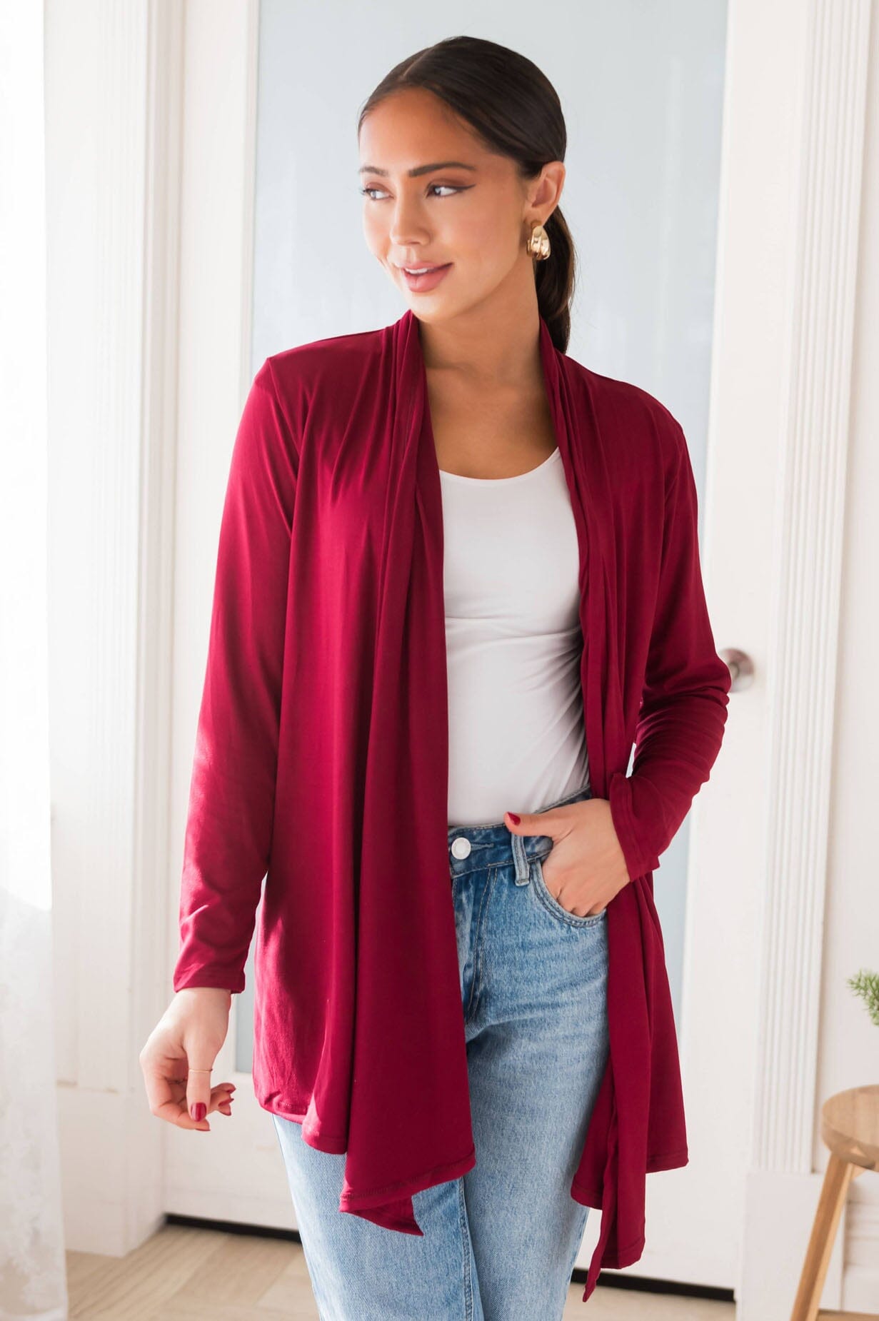 Standing Tall Modest Sweater Cardigan Modest Dresses vendor-unknown