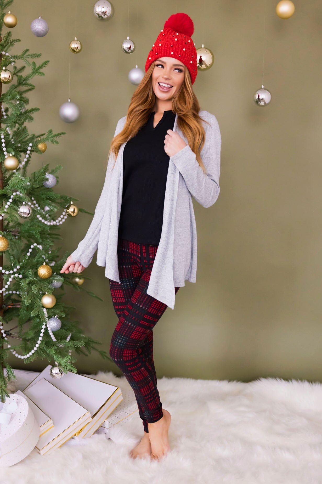 As Precious As Pearls Pom Pom Beanie Accessories & Shoes Leto Accessories