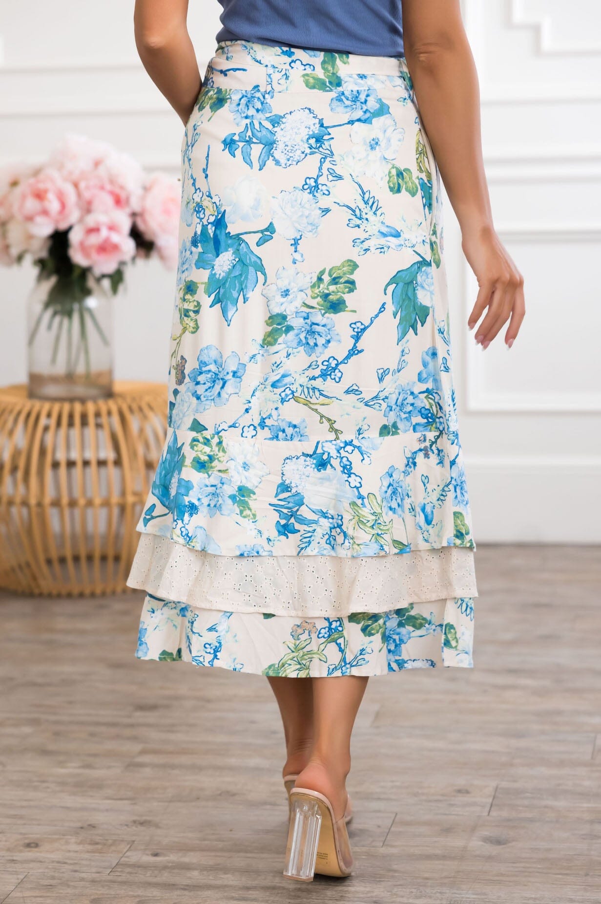 Dreaming Of You Floral Skirt Modest Dresses vendor-unknown