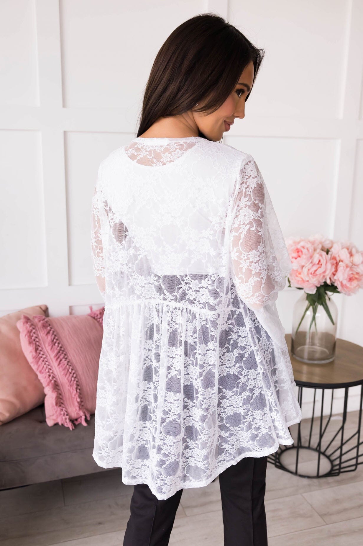 Cheerful Outlook Kimono Tops vendor-unknown