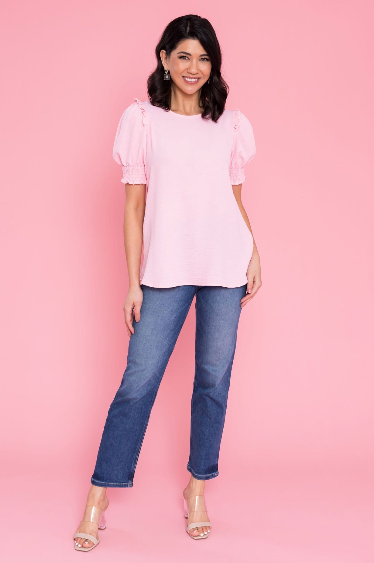 Feeling The Sunshine Puff Sleeve Blouse NeeSee's Dresses