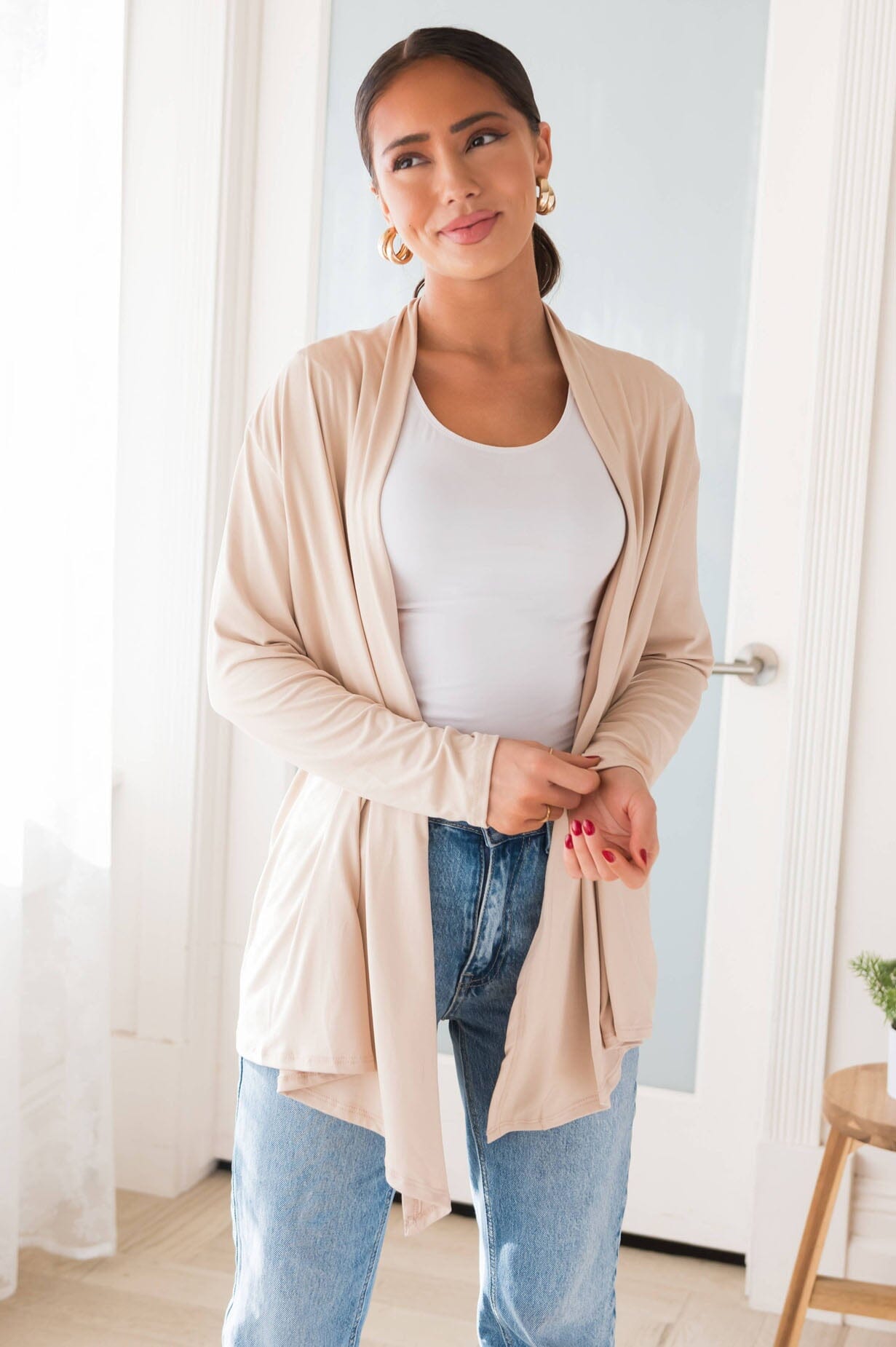 Standing Tall Modest Sweater Cardigan Modest Dresses vendor-unknown
