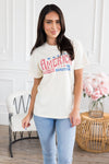 America The Beautiful Graphic Tee Modest Dresses vendor-unknown 