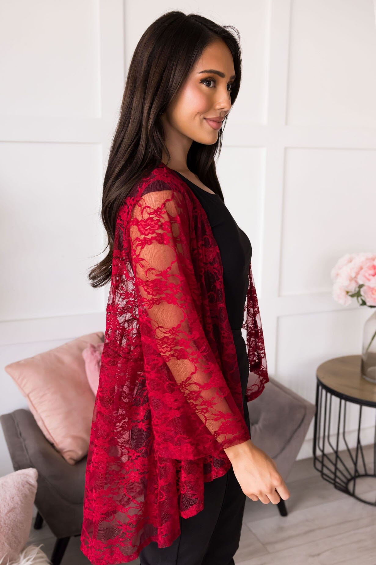 Cheerful Outlook Kimono Tops vendor-unknown