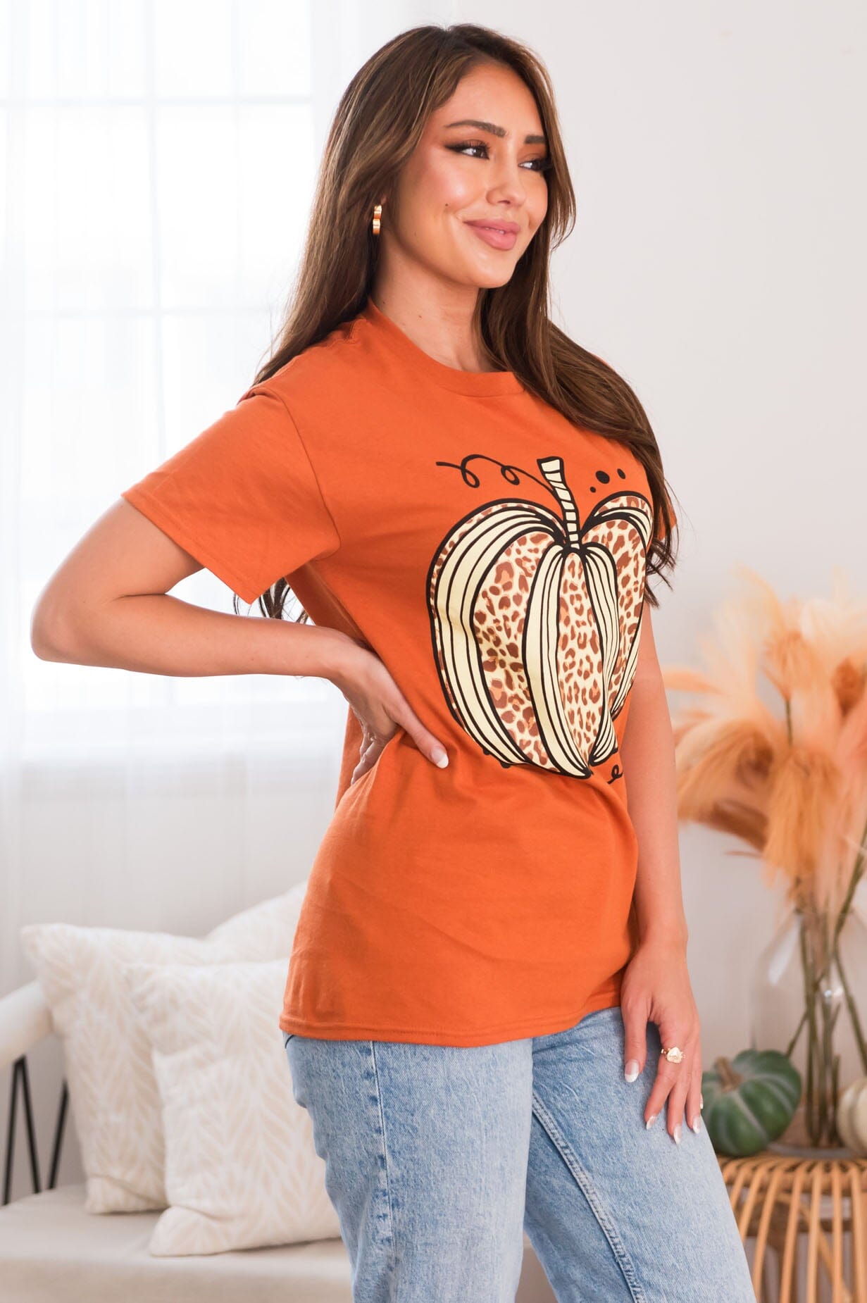 Sassy Autumn Modest Graphic Tee Modest Dresses vendor-unknown