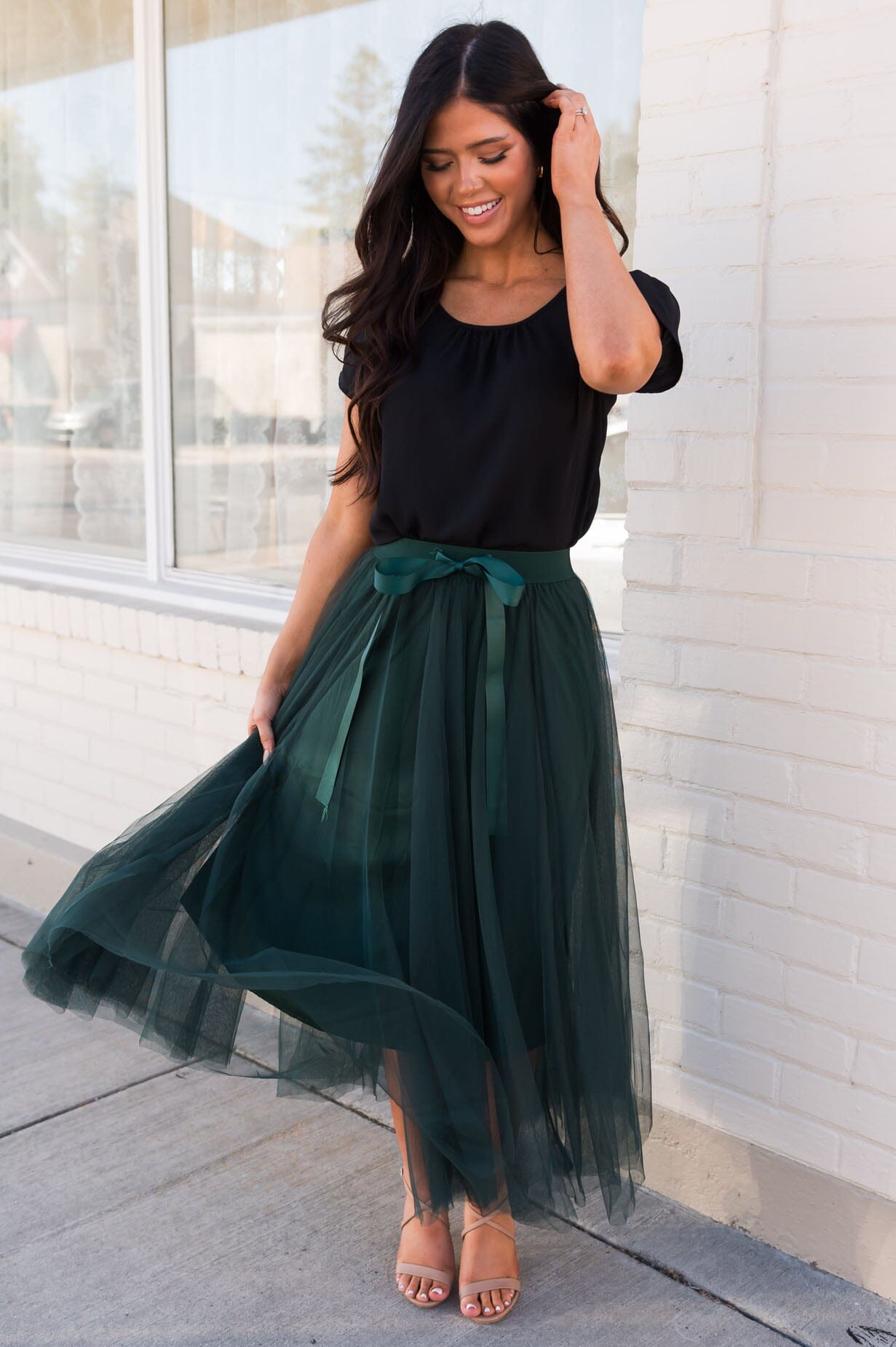 Forever Soulmates Modest Tulle Skirt Skirts vendor-unknown