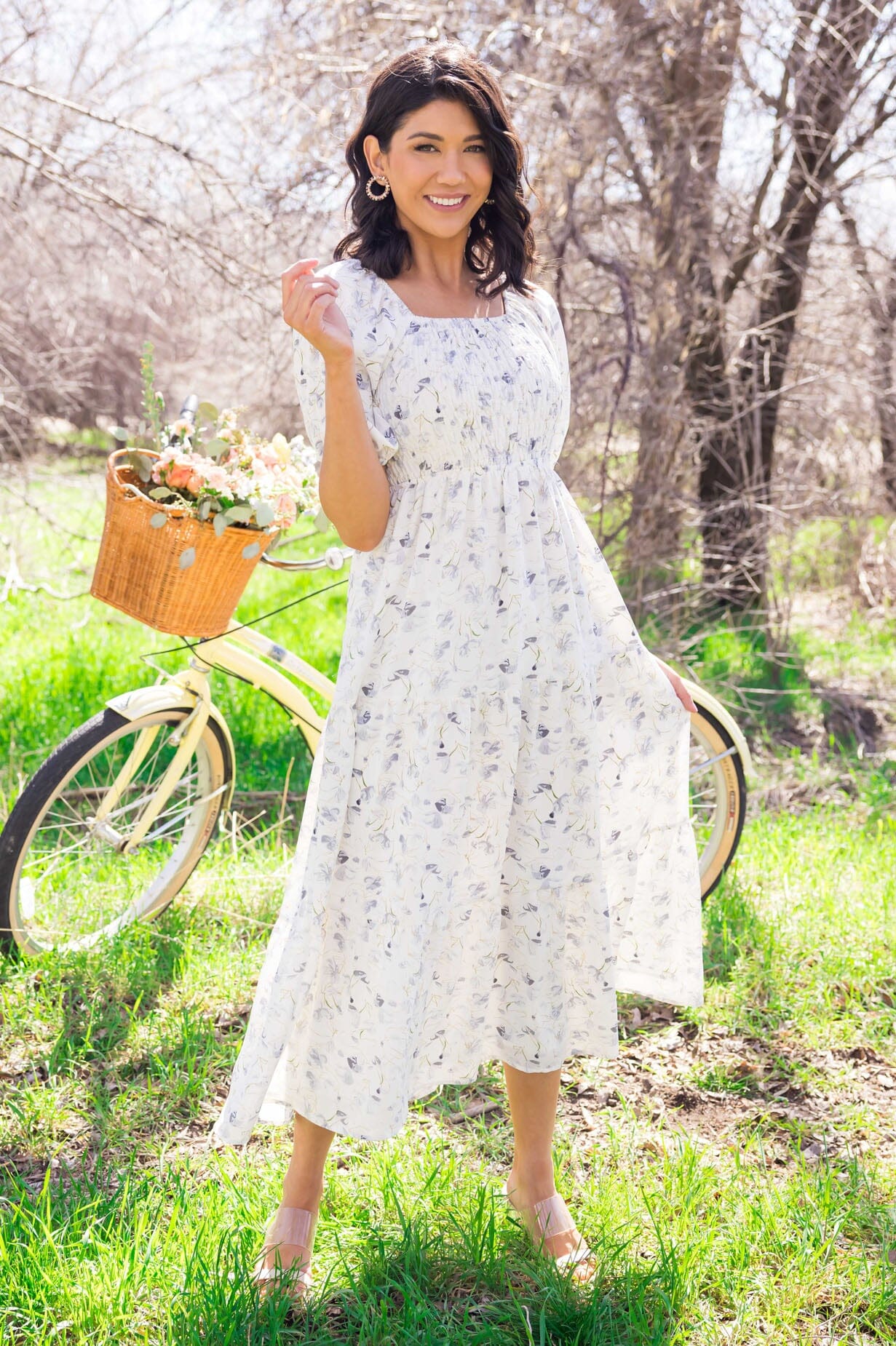 The Indy Modest Floral Dress