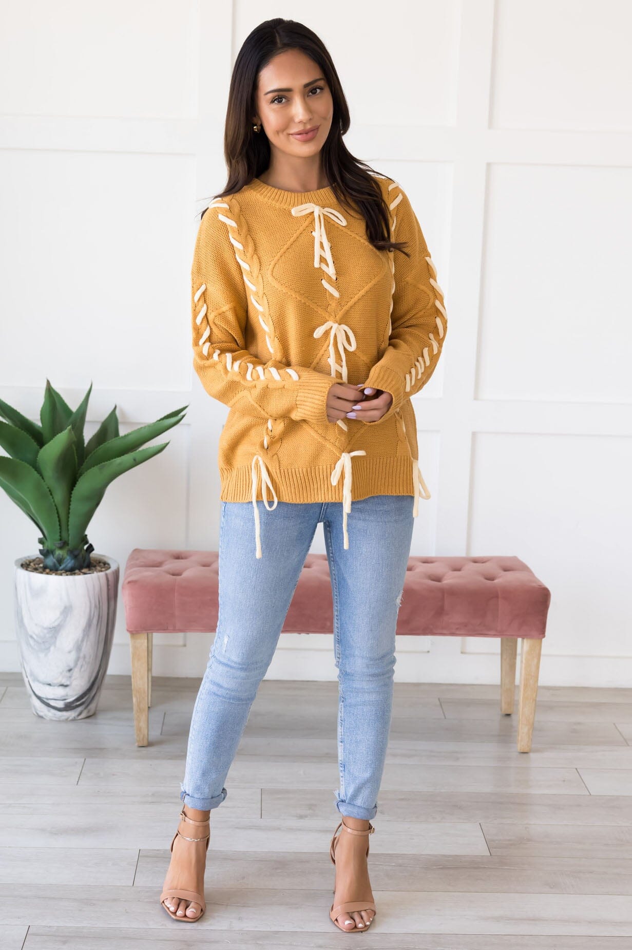 Better Than Butterscotch Sweater Modest Dresses vendor-unknown