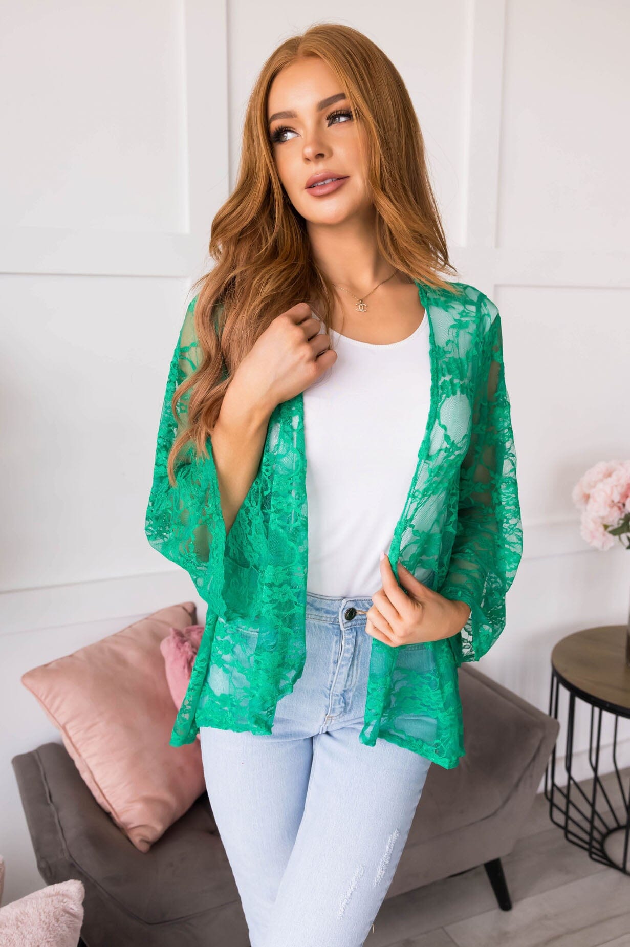 Cheerful Outlook Kimono Tops vendor-unknown