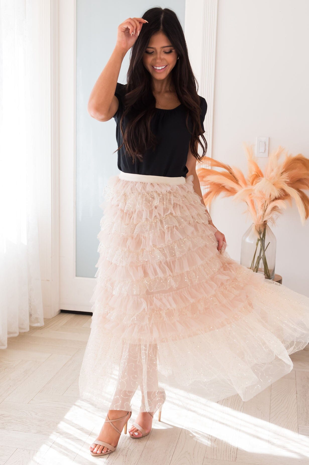 Only In Fairytales Modest Tulle Skirt Skirts vendor-unknown