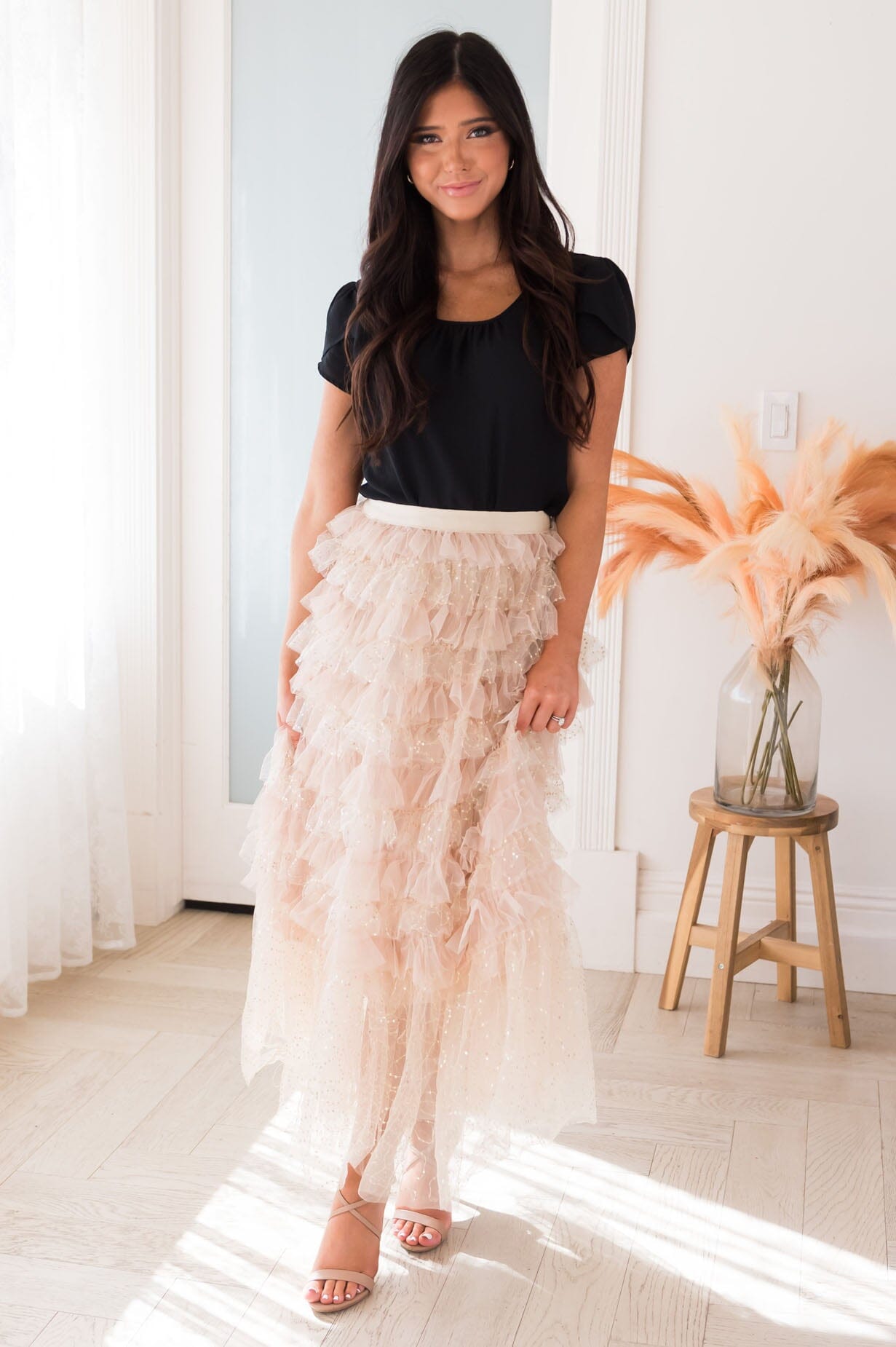 Only In Fairytales Modest Tulle Skirt Skirts vendor-unknown