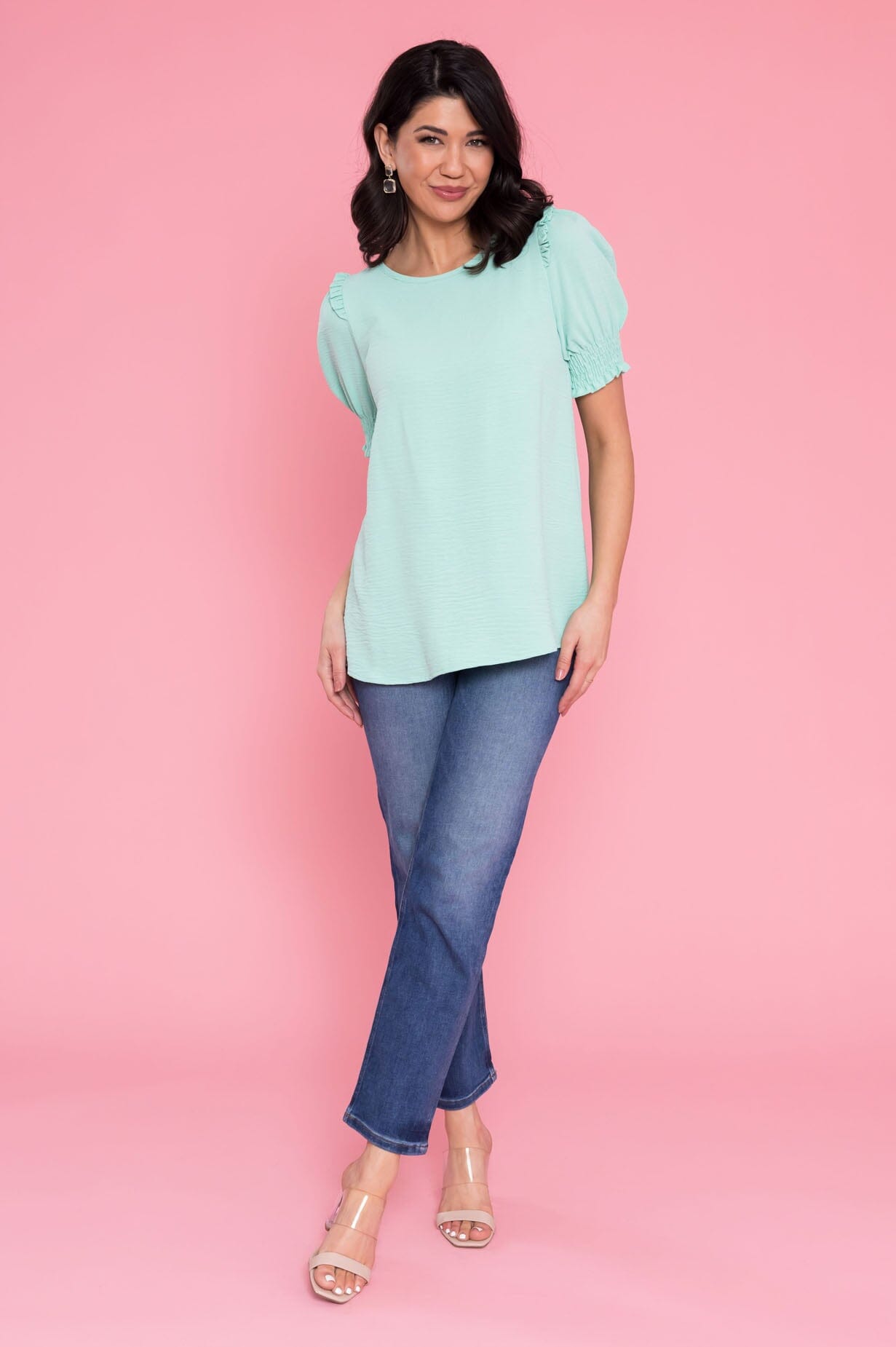 Feeling The Sunshine Puff Sleeve Blouse NeeSee's Dresses